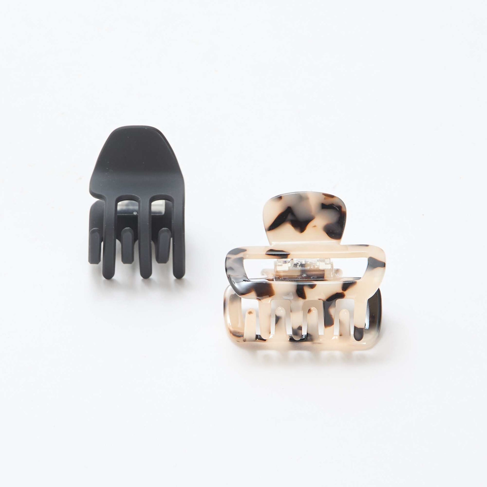 Lot de 2 petites pinces à cheveux NOIR