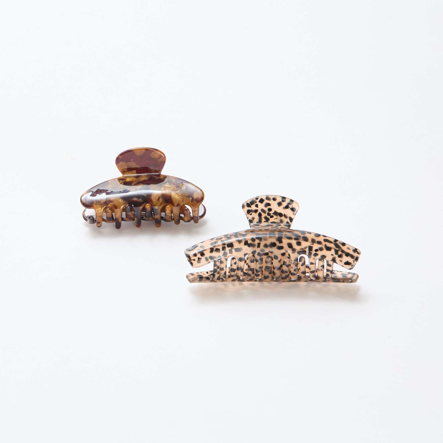 Lot de 2 pinces crabe MARRON