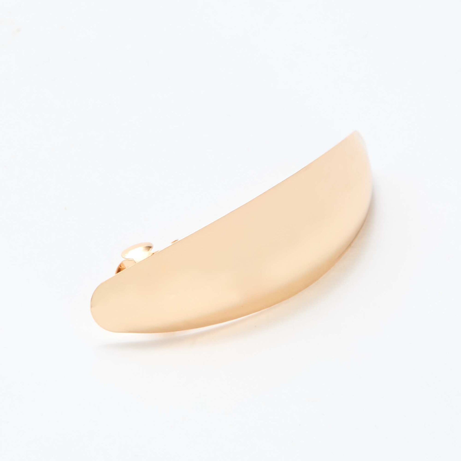 Barrette dorée à pince plate DORé