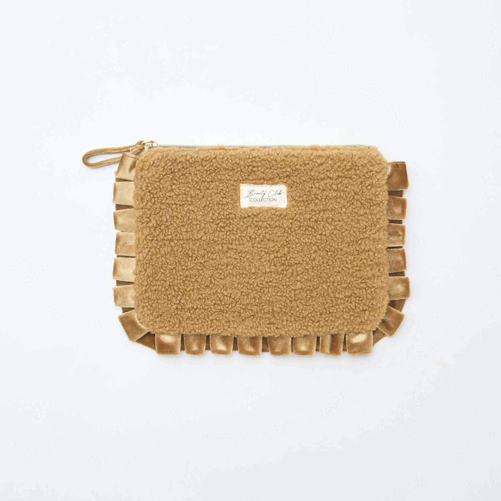 Trousse de toilette moutonnée VERT