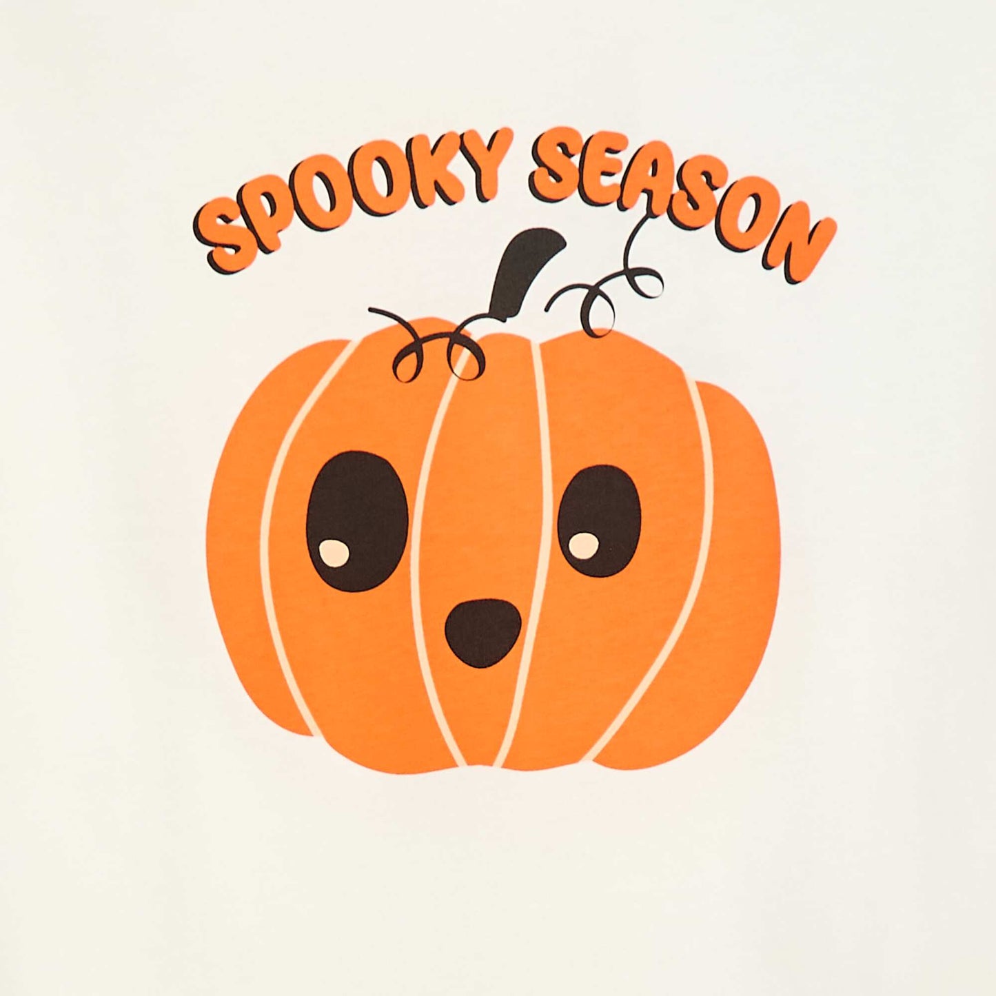 Tee-shirt imprimé 'Halloween' BLANC