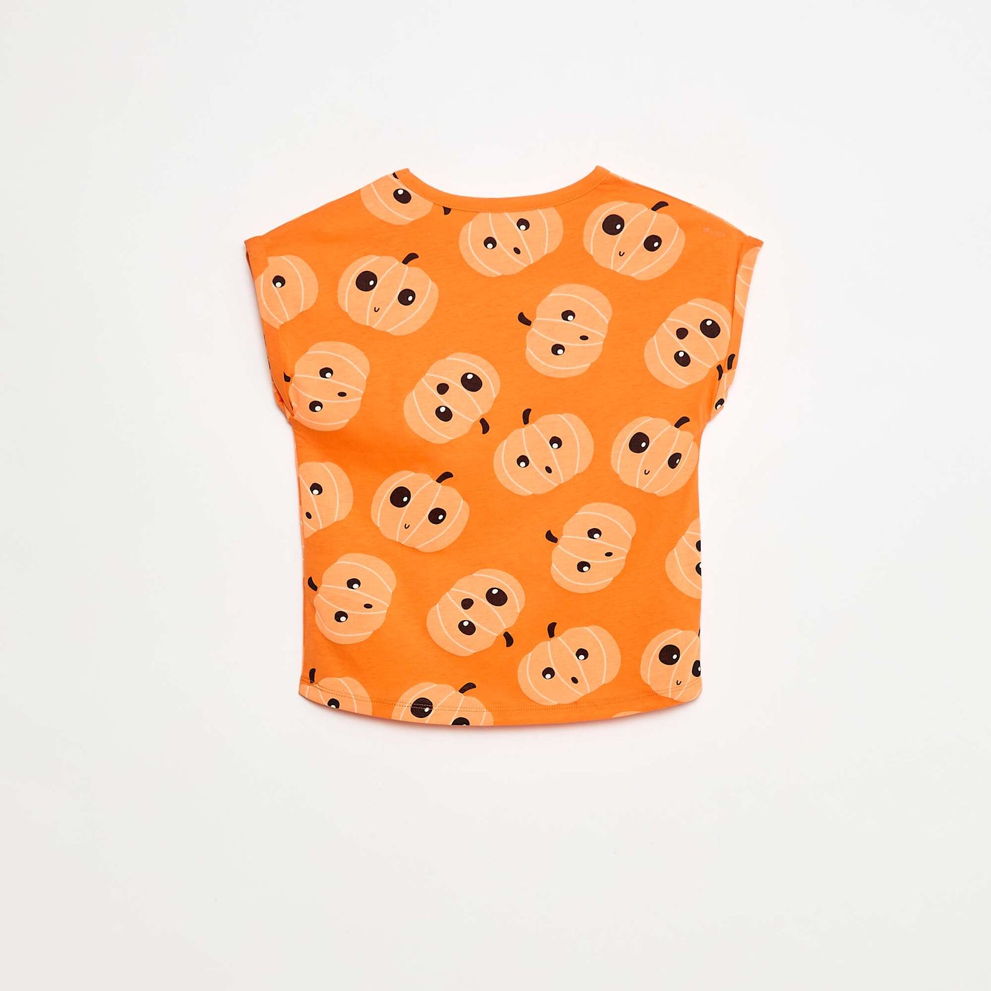 Tee-shirt imprimé 'Halloween' ORANGE