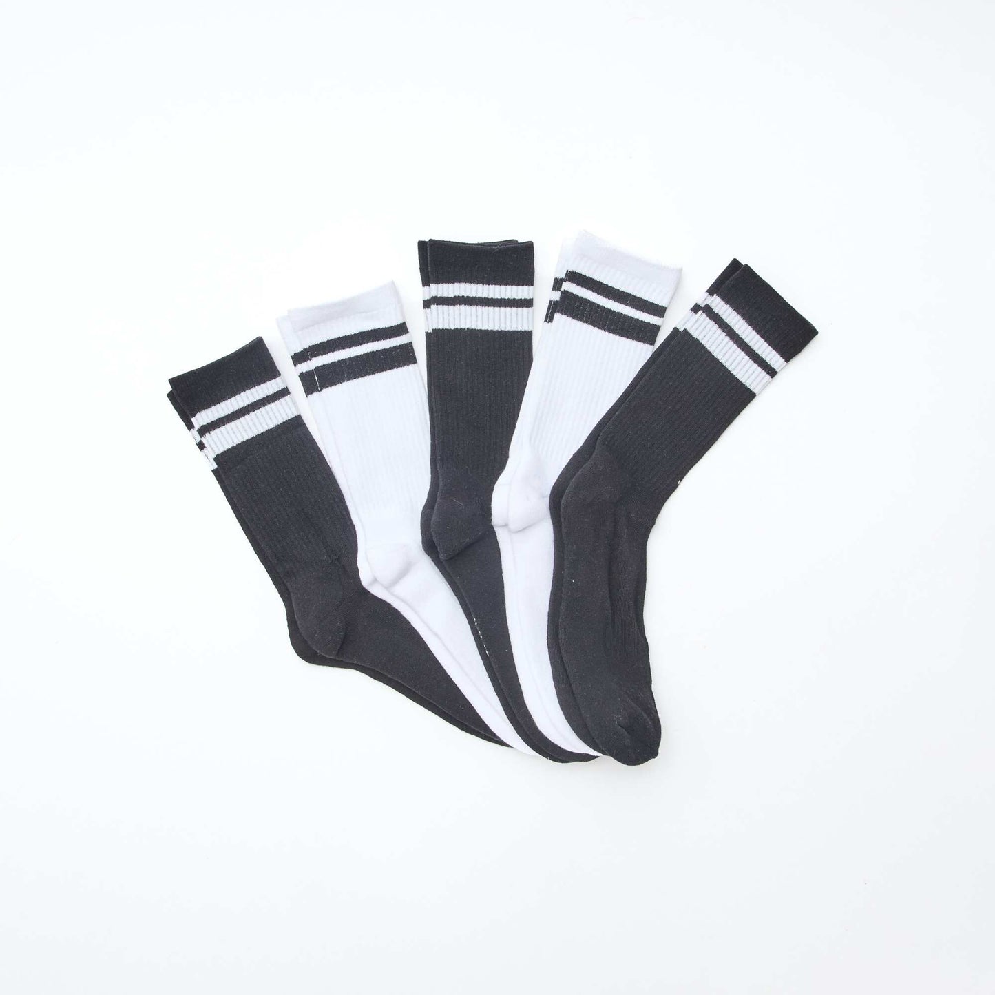 Lot de 5 paires de chaussettes NOIR