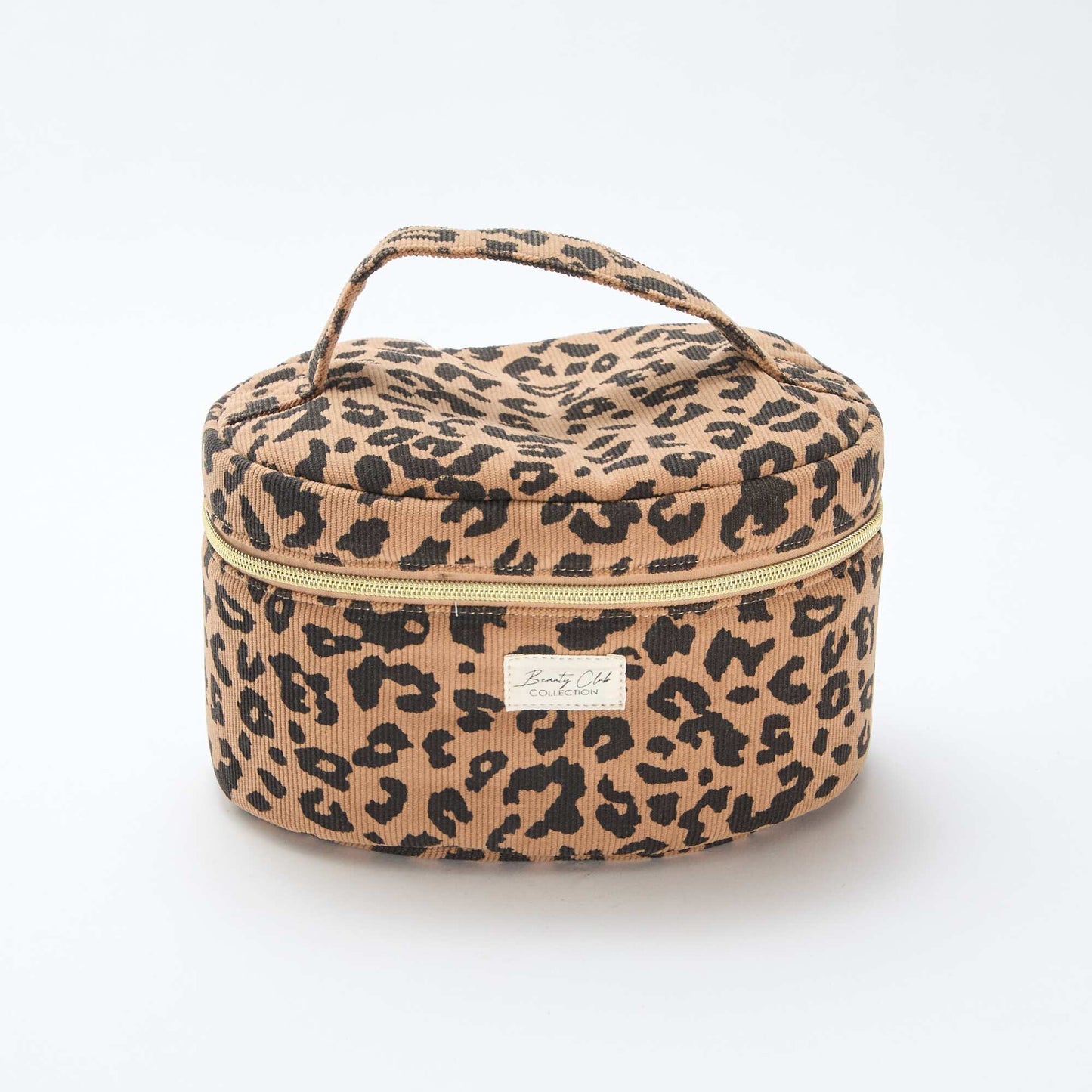 Trousse de toilette - Vanity - motif léopard MARRON