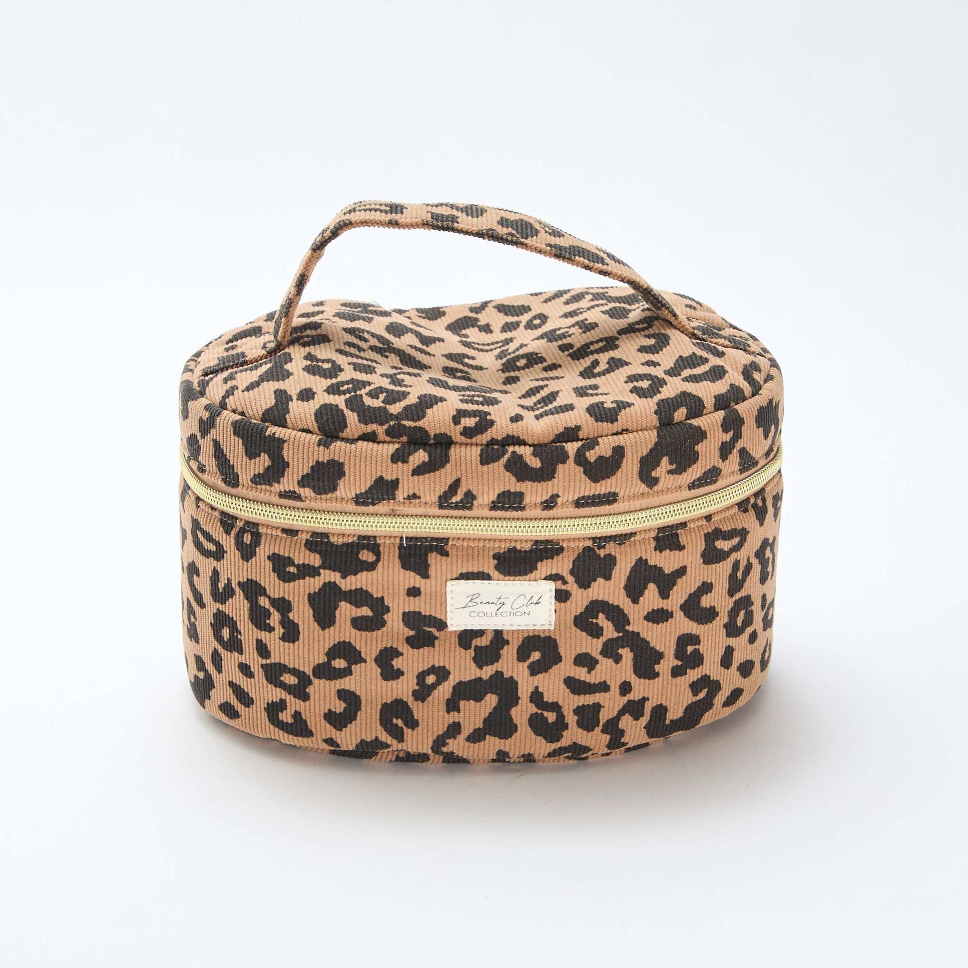 Trousse de toilette - Vanity - motif léopard MARRON