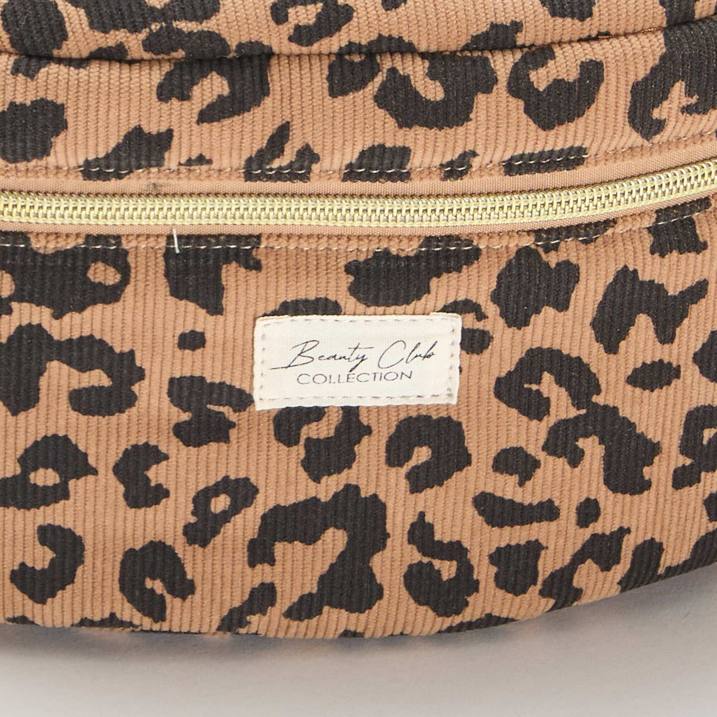 Trousse de toilette - Vanity - motif léopard MARRON