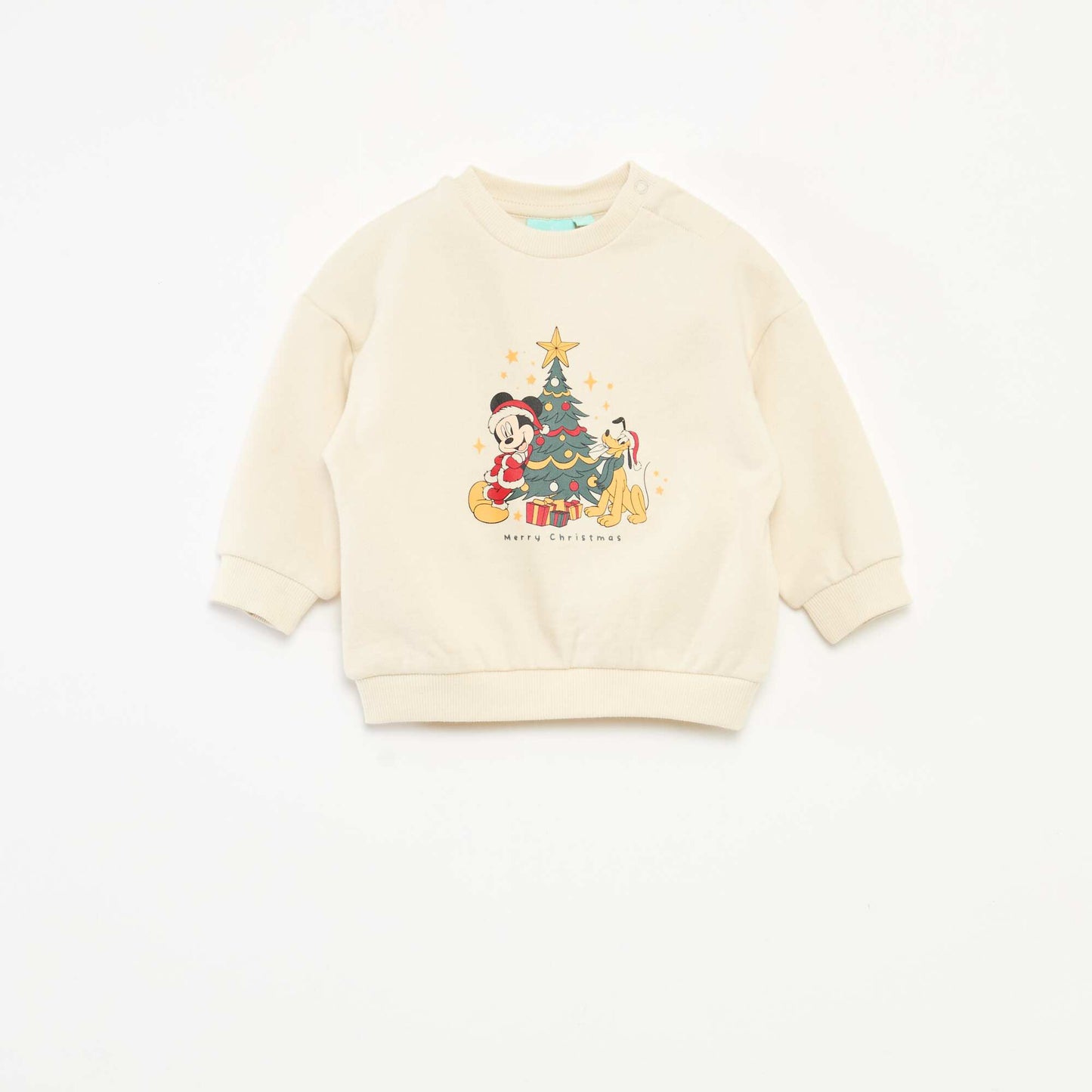 Ensemble de pyjama de Noël 'Disney' 'Mickey' en coton BLANC