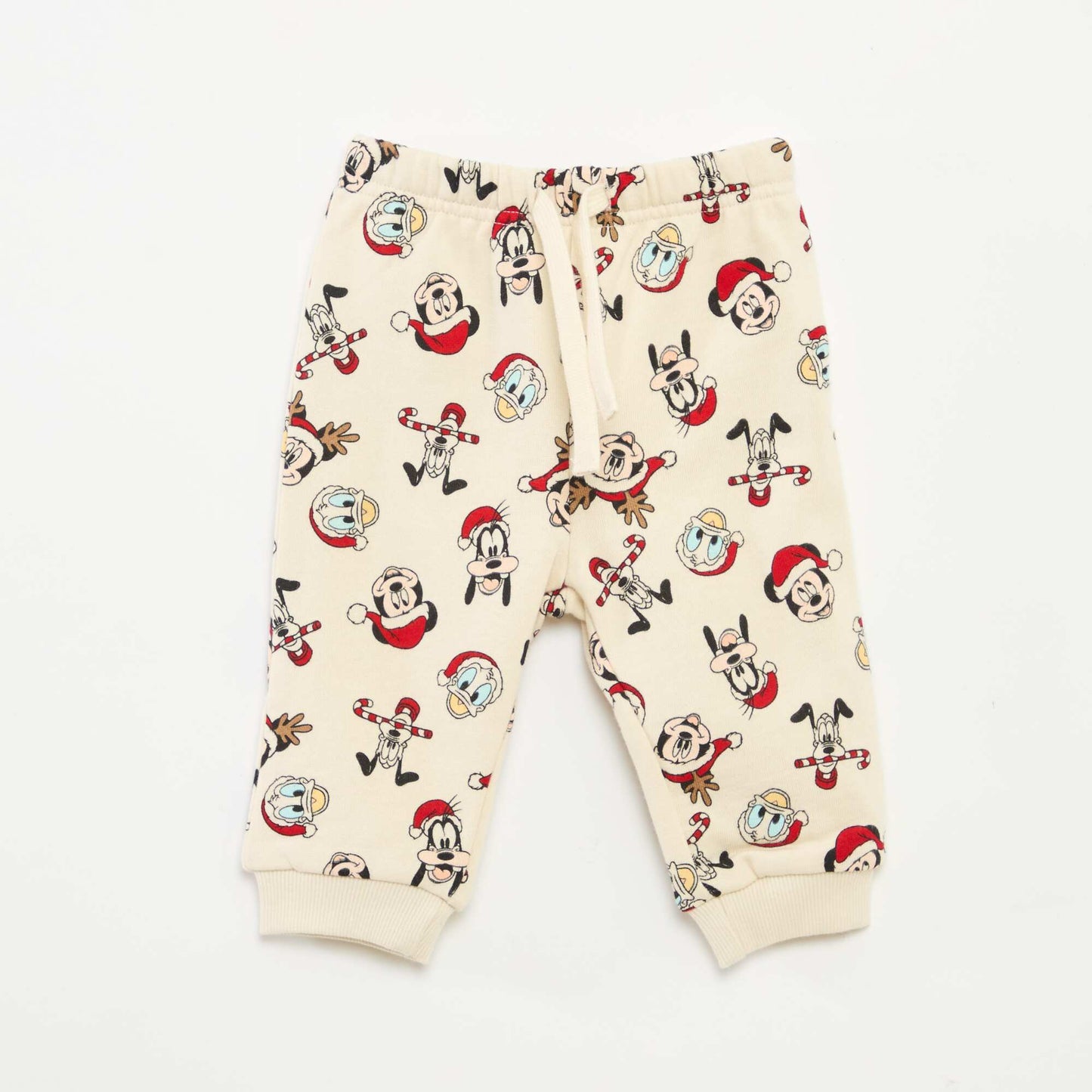 Ensemble de pyjama de Noël 'Disney' 'Mickey' en coton BLANC