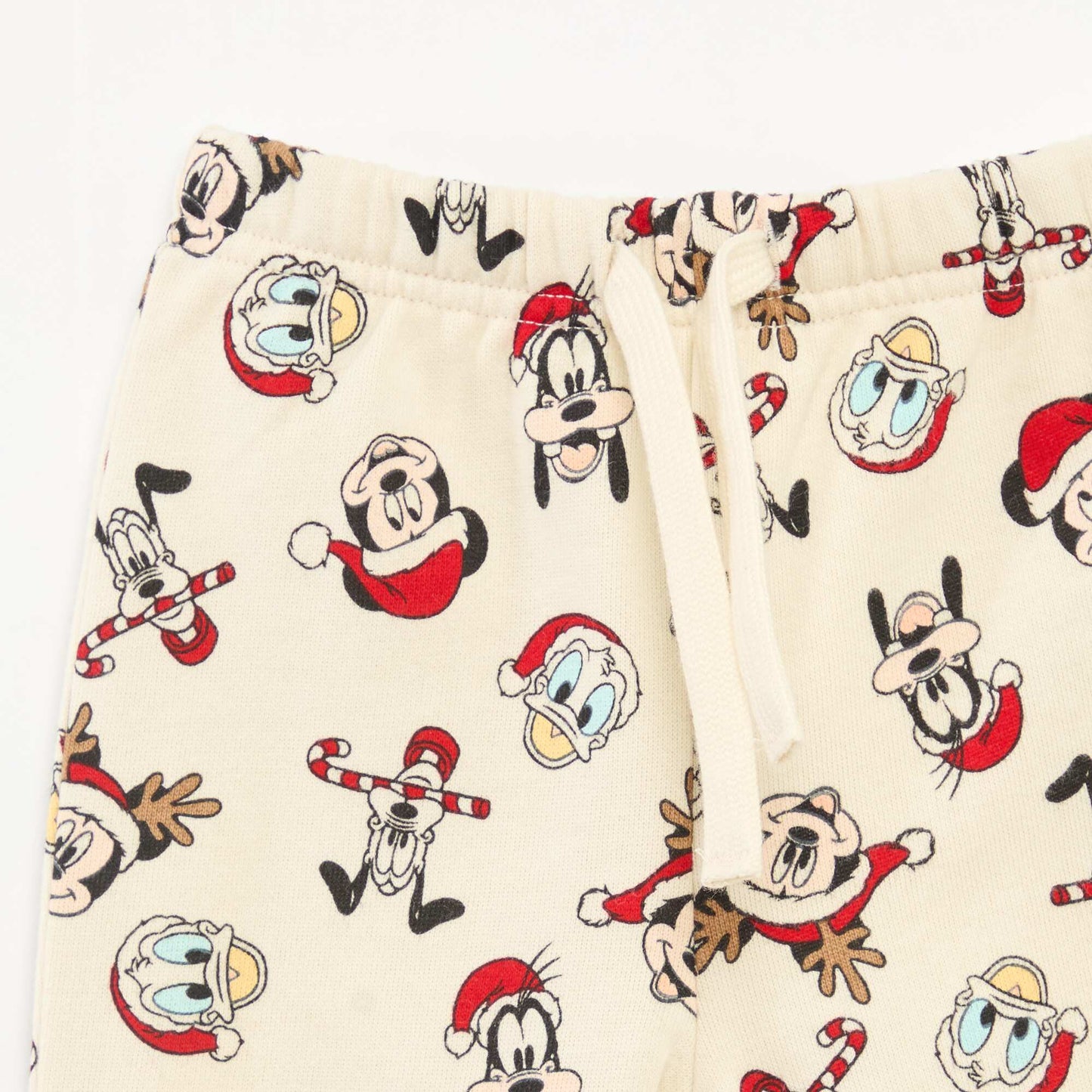Ensemble de pyjama de Noël 'Disney' 'Mickey' en coton BLANC