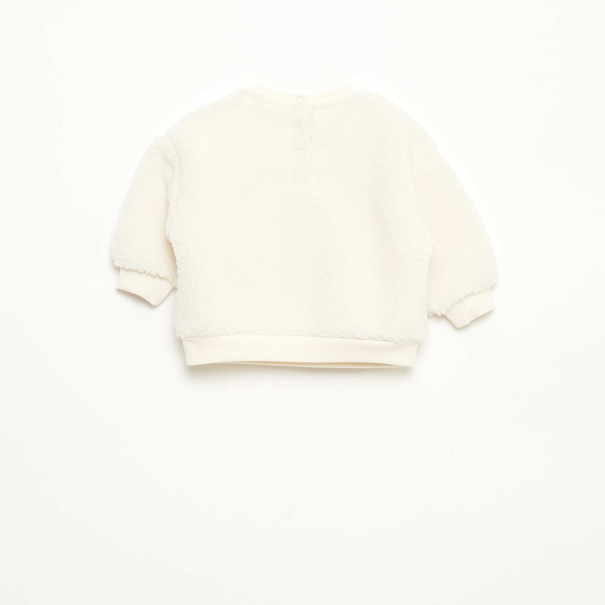 Ensemble sweat + pantalon 'Disney' 'Simba' en coton BLANC