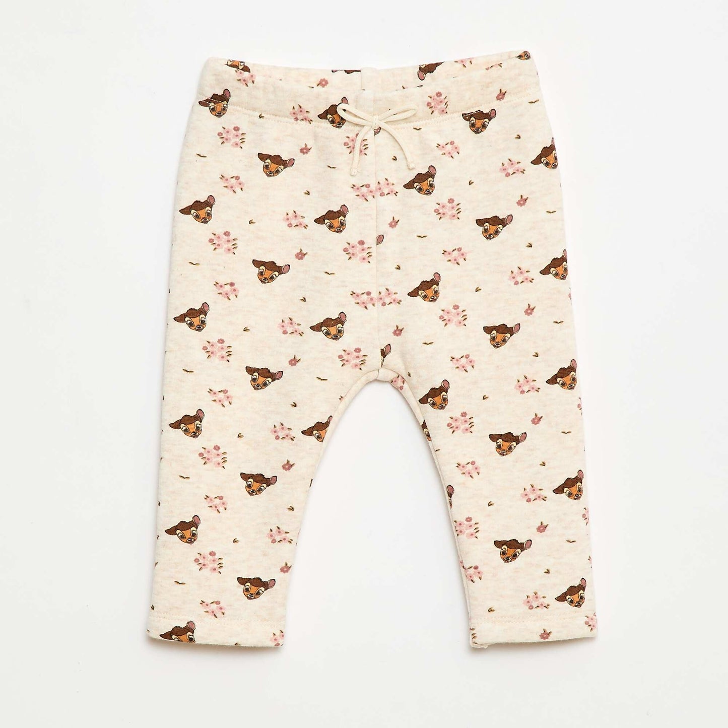 Legging à motif all-over 'Disney' en velvet BEIGE