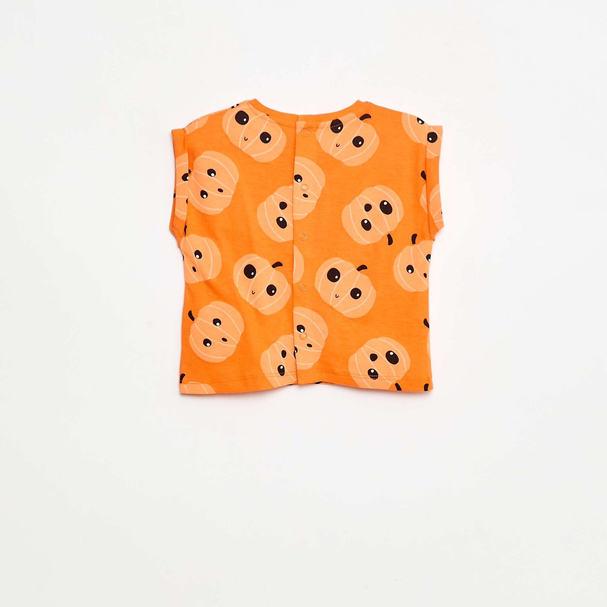 Tee-shirt imprimé 'Halloween' ORANGE