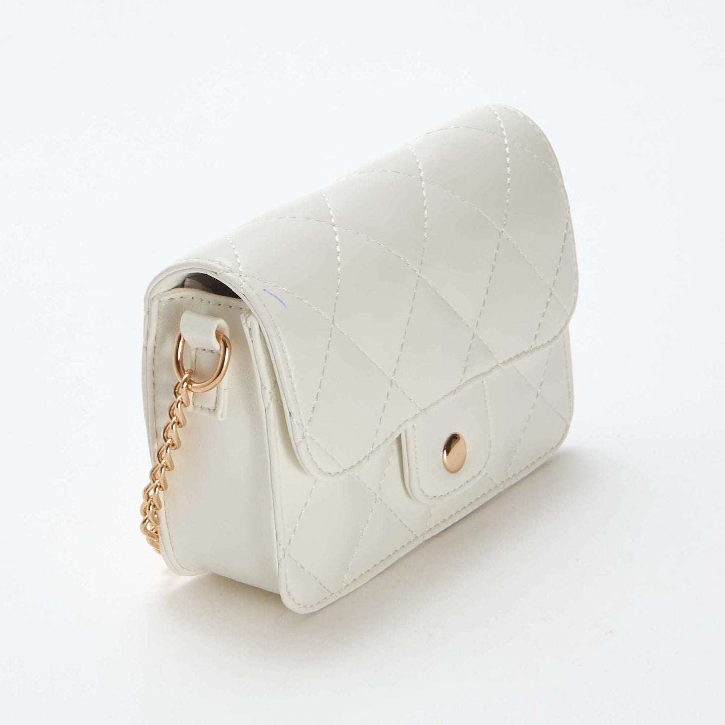 Mini-sac matelassé en bandoulière BLANC