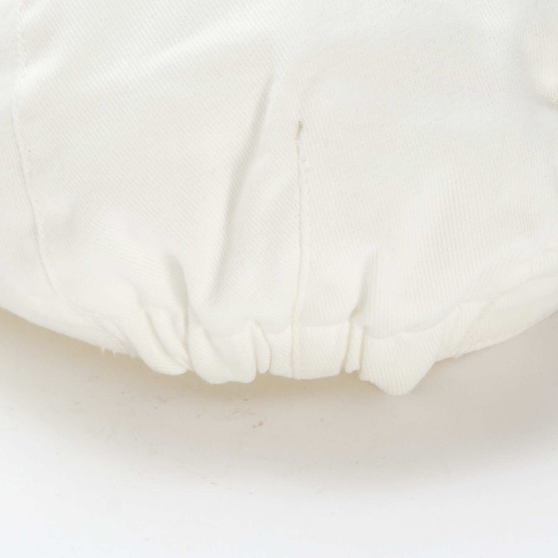 Beret en coton uni BLANC