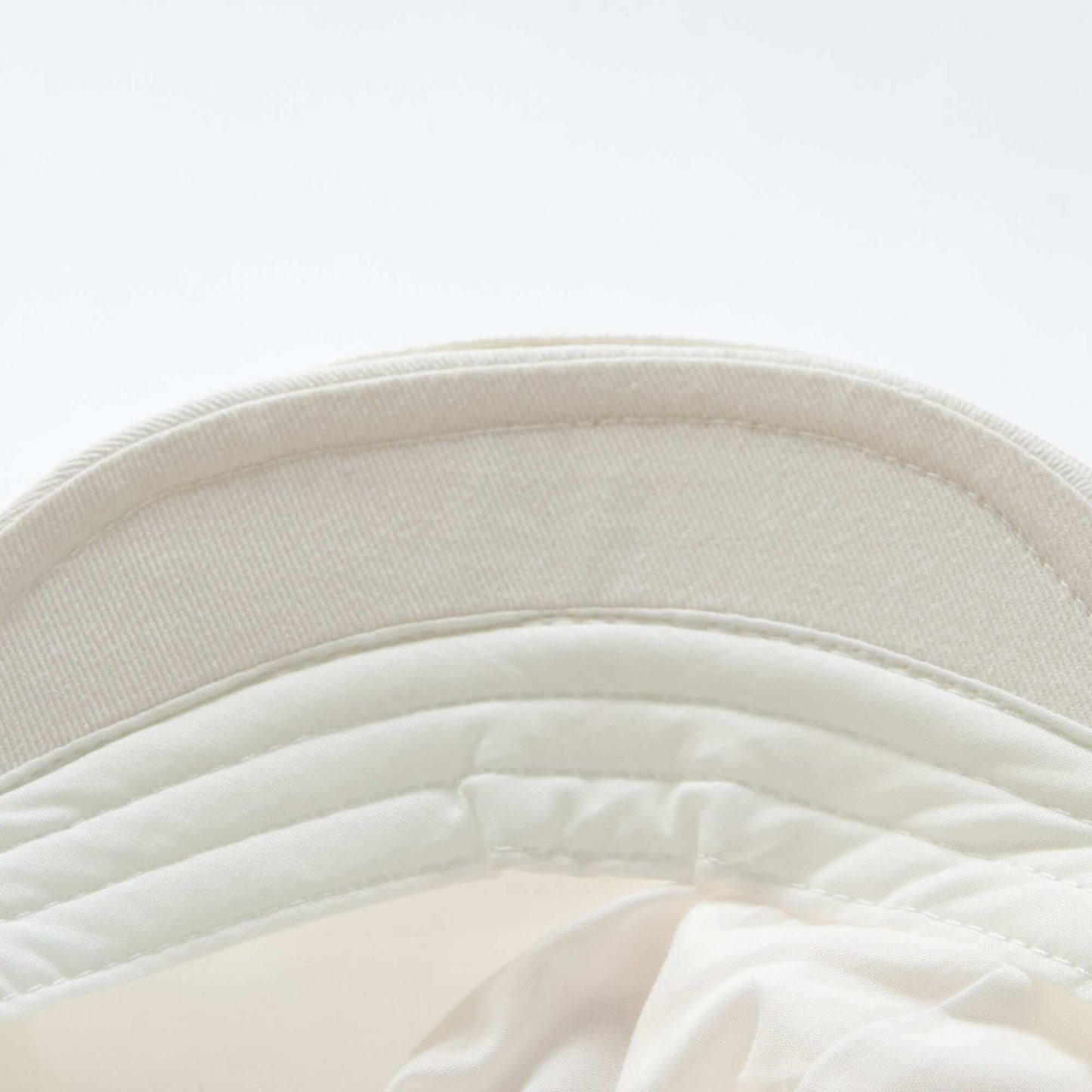 Beret en coton uni BLANC