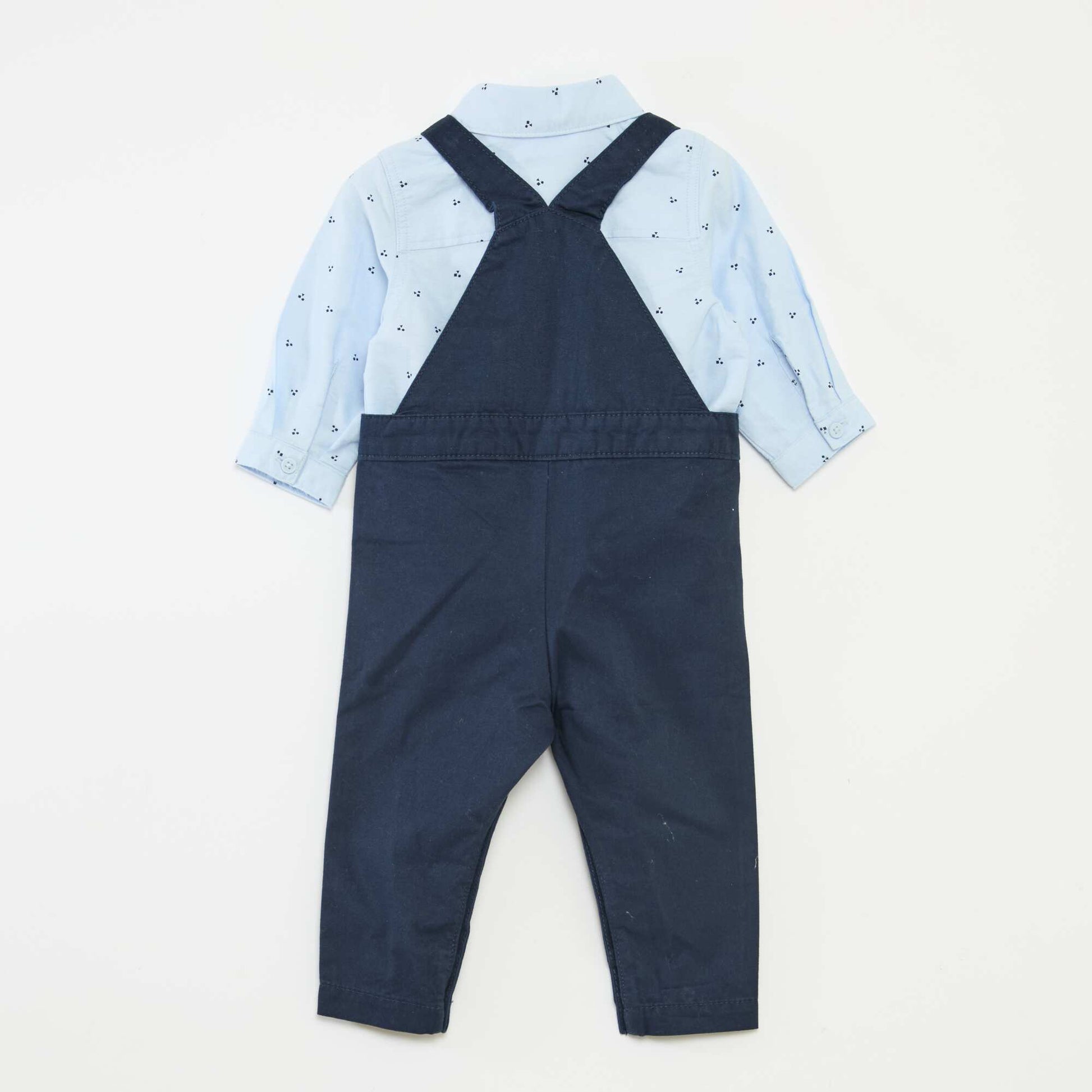 Ensemble de salopette longue BLEU