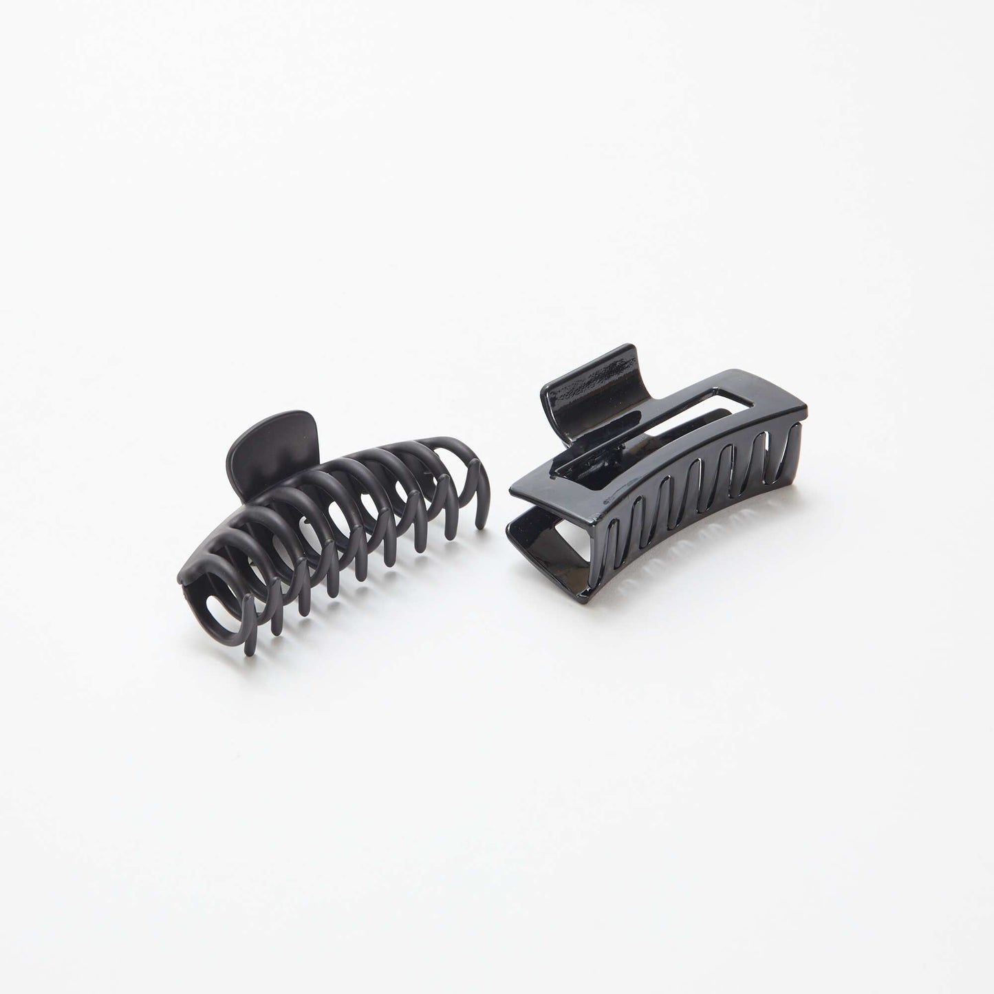 Lot de 2 grandes pinces crabe NOIR