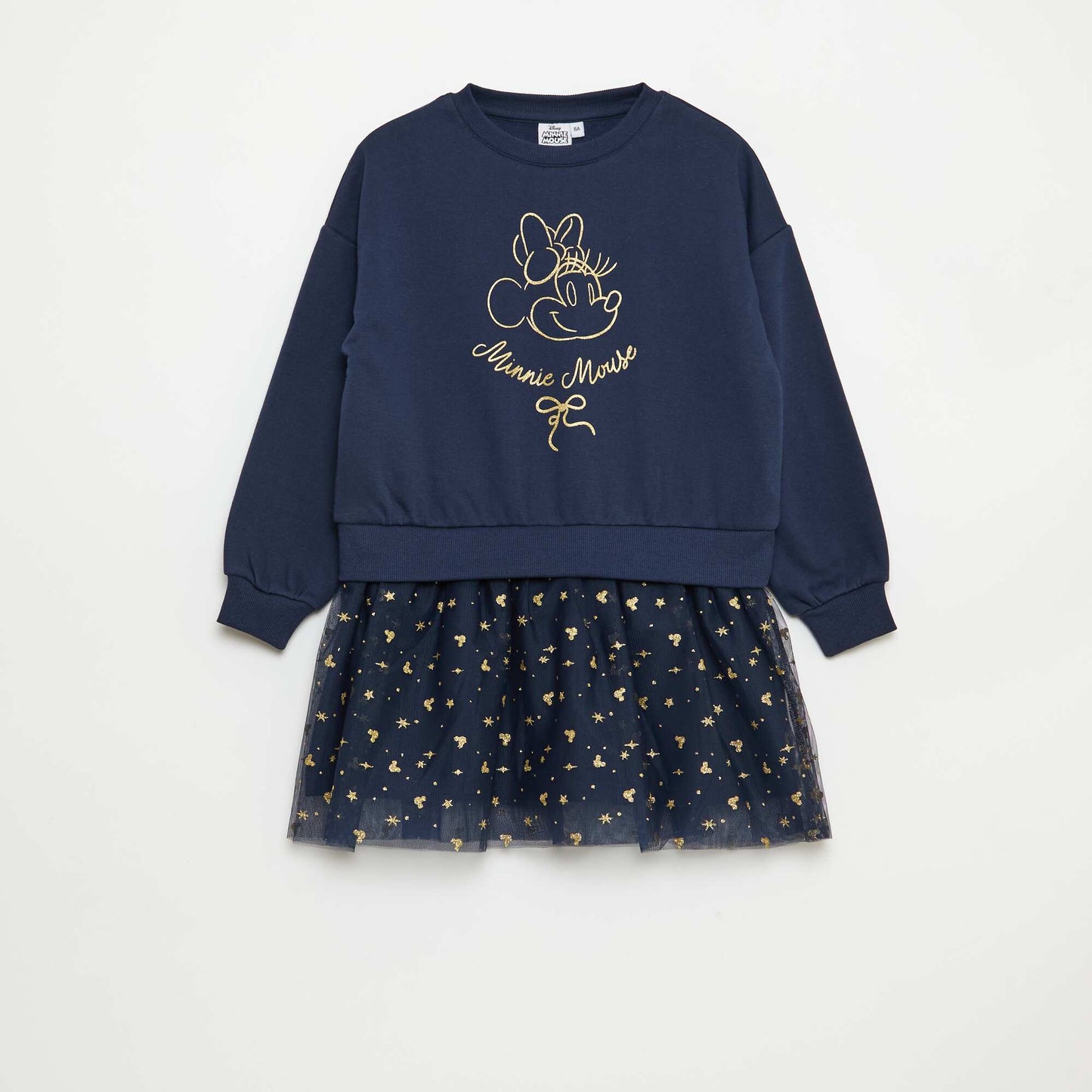 Robe sweat avec effet 2 en 1 à la base 'Minnie' 'Disney' BLEU