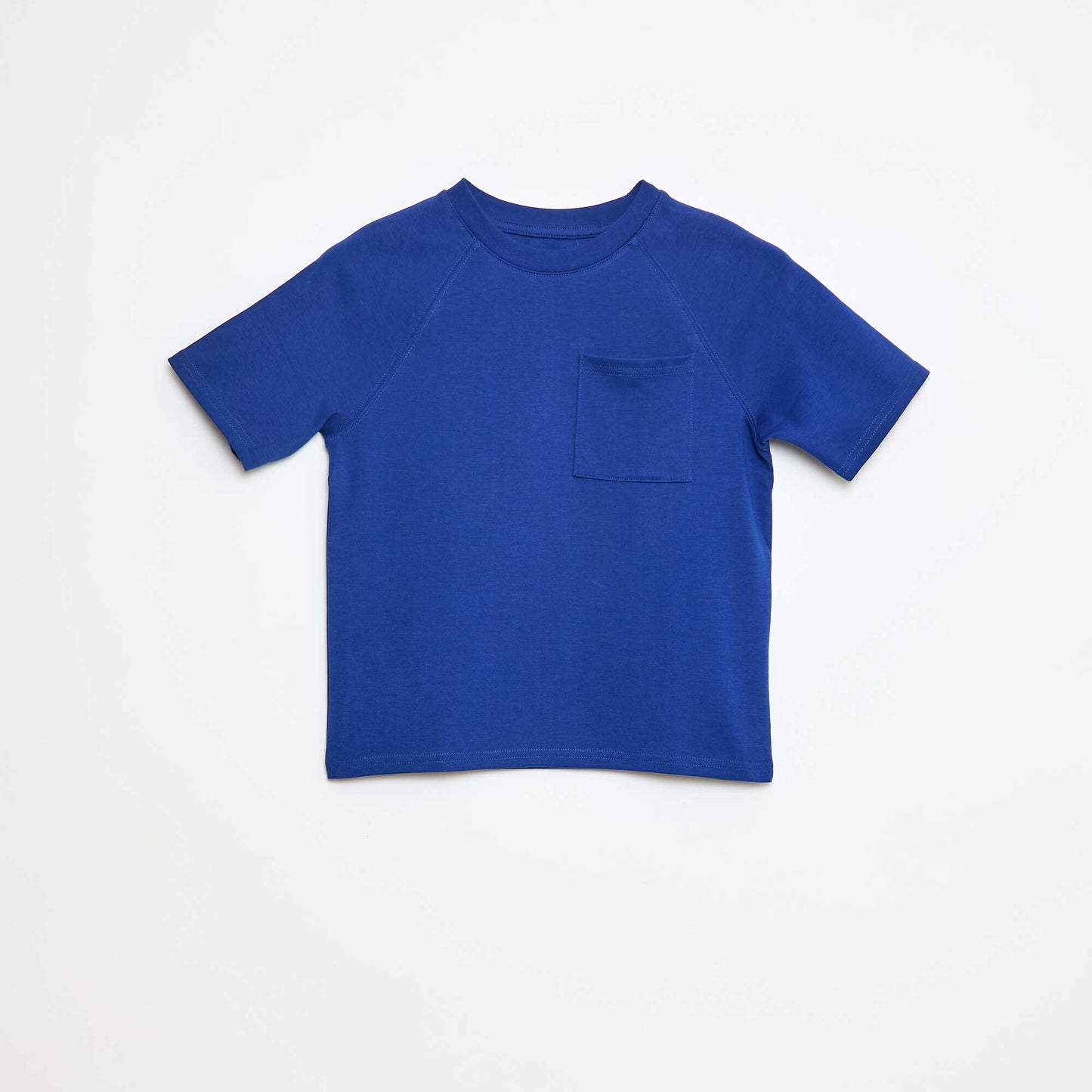 T-shirt loose en coton BLEU