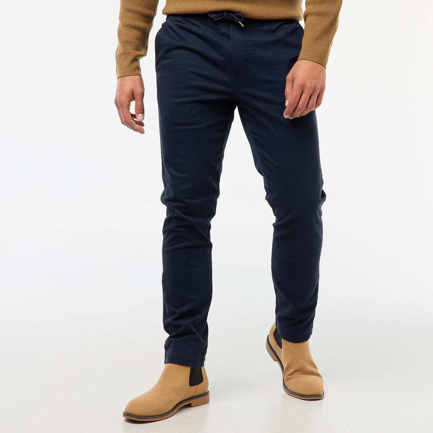 Jogging slim uni BLEU