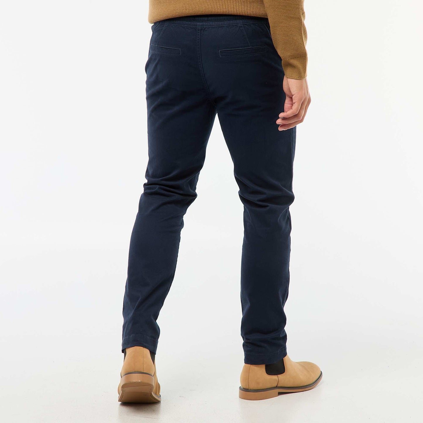 Jogging slim uni BLEU