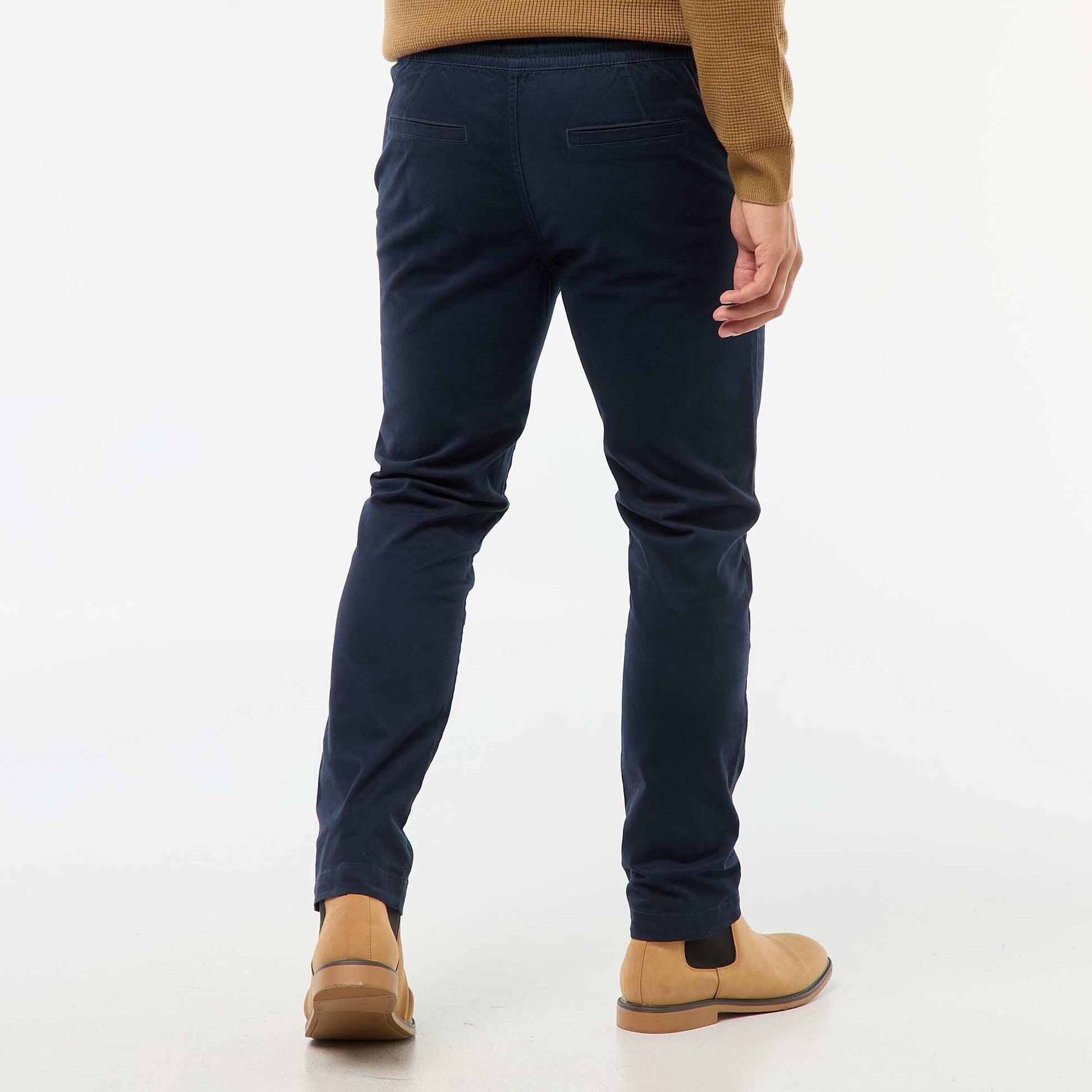 Jogging slim uni BLEU