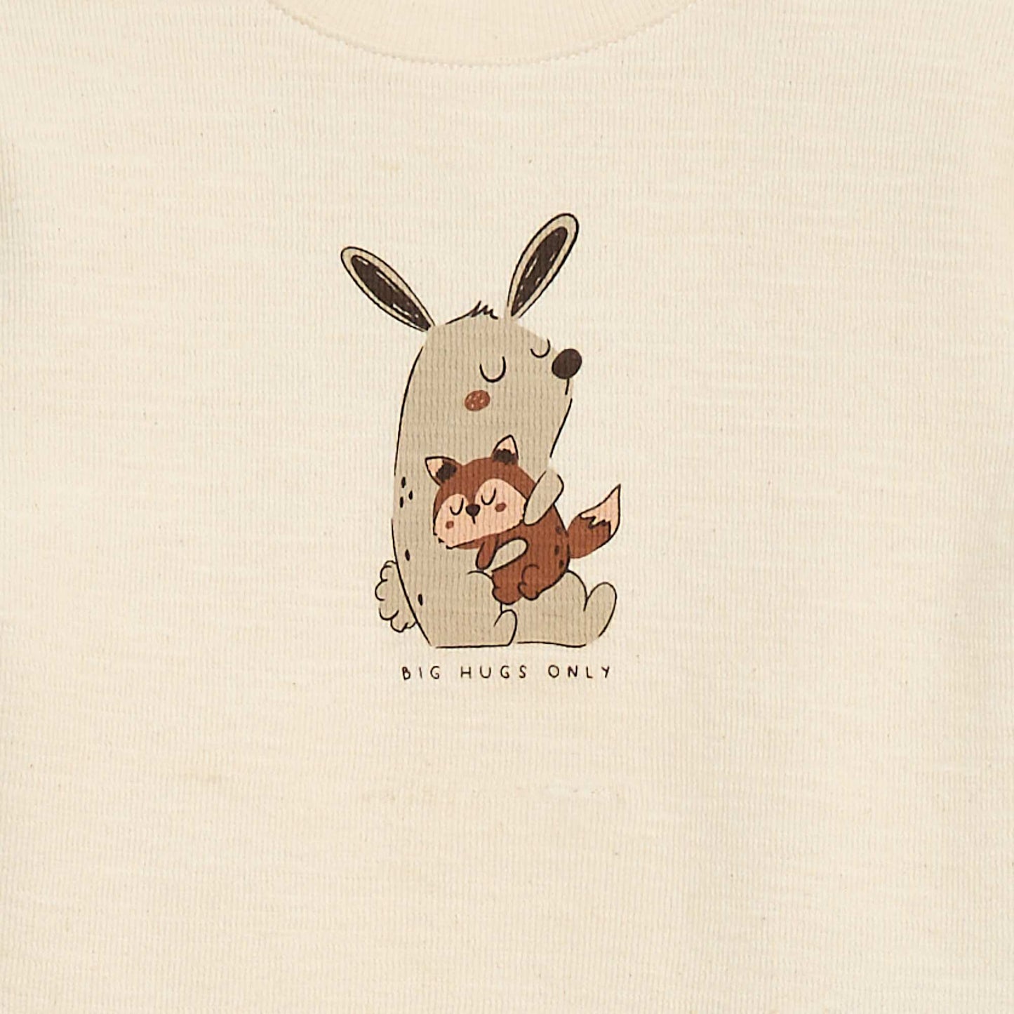 Pull léger en coton stretch avec imprimé BLANC