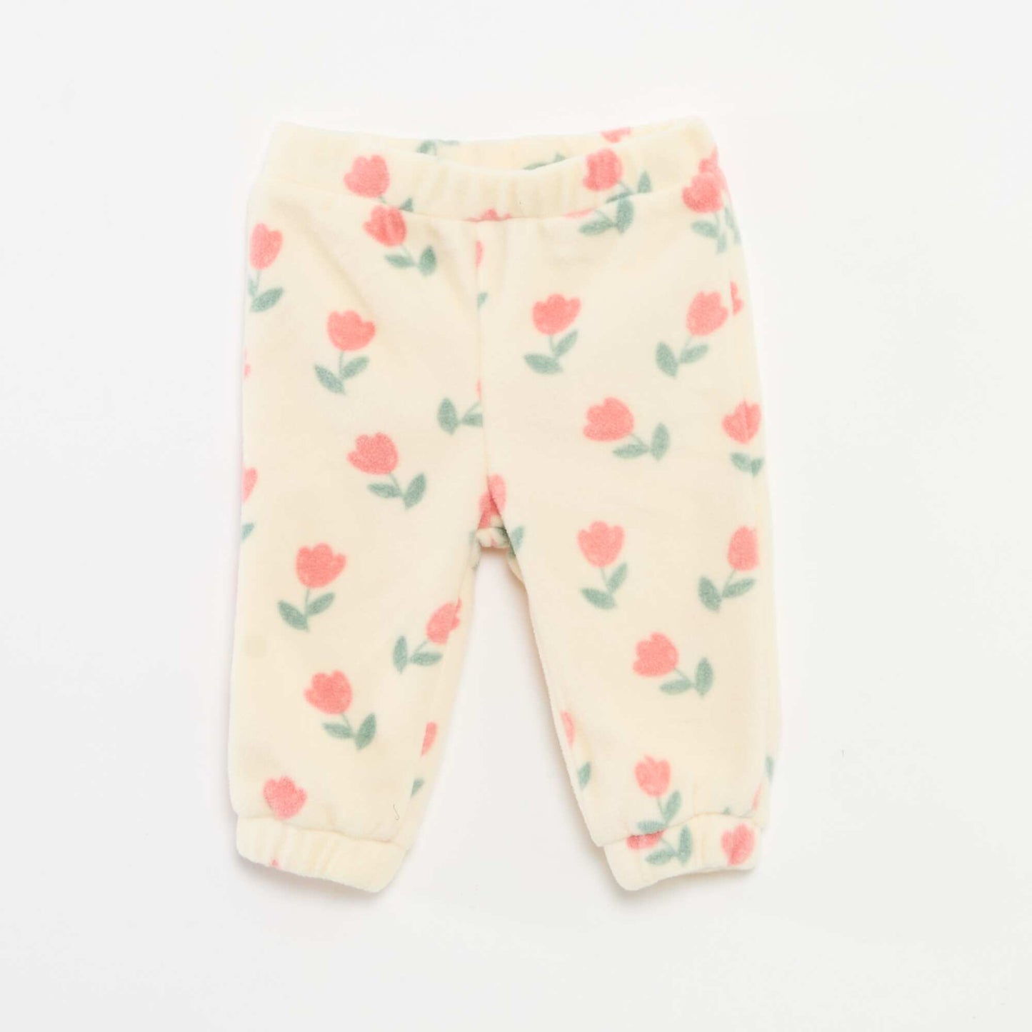 Ensemble jogging en polaire veste zippée + pantalon - 2 pièces BLANC