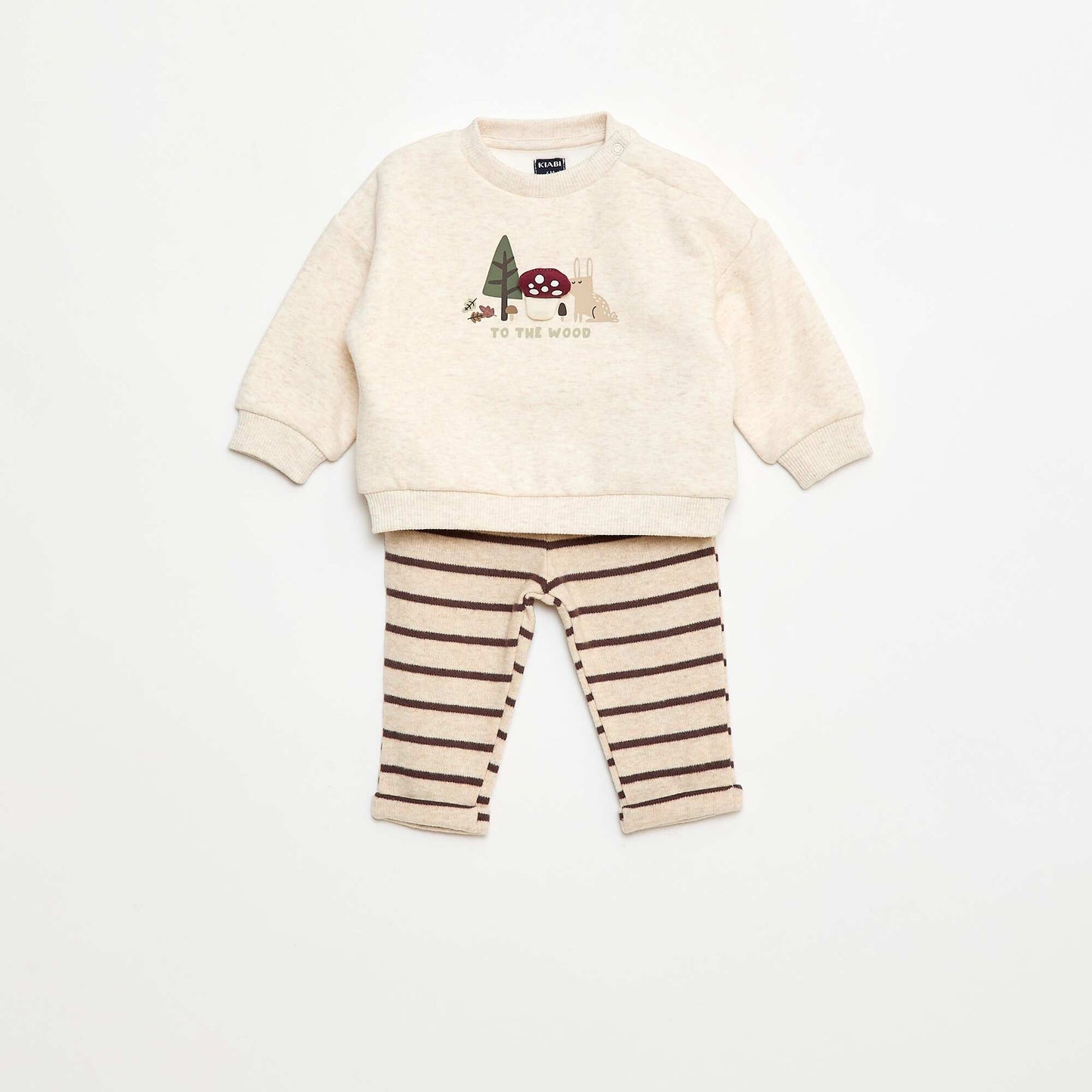 Ensemble sweat + legging animé BEIGE