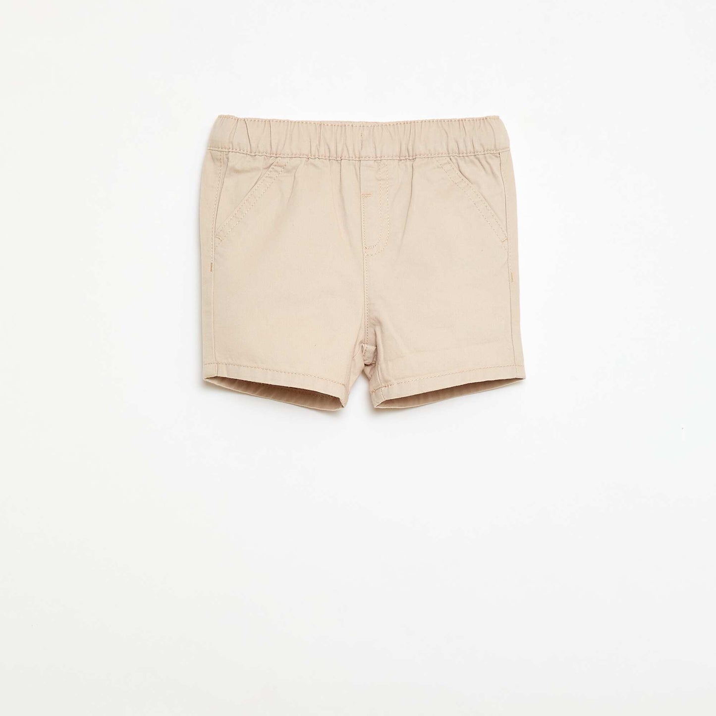 Short chino en twill BEIGE