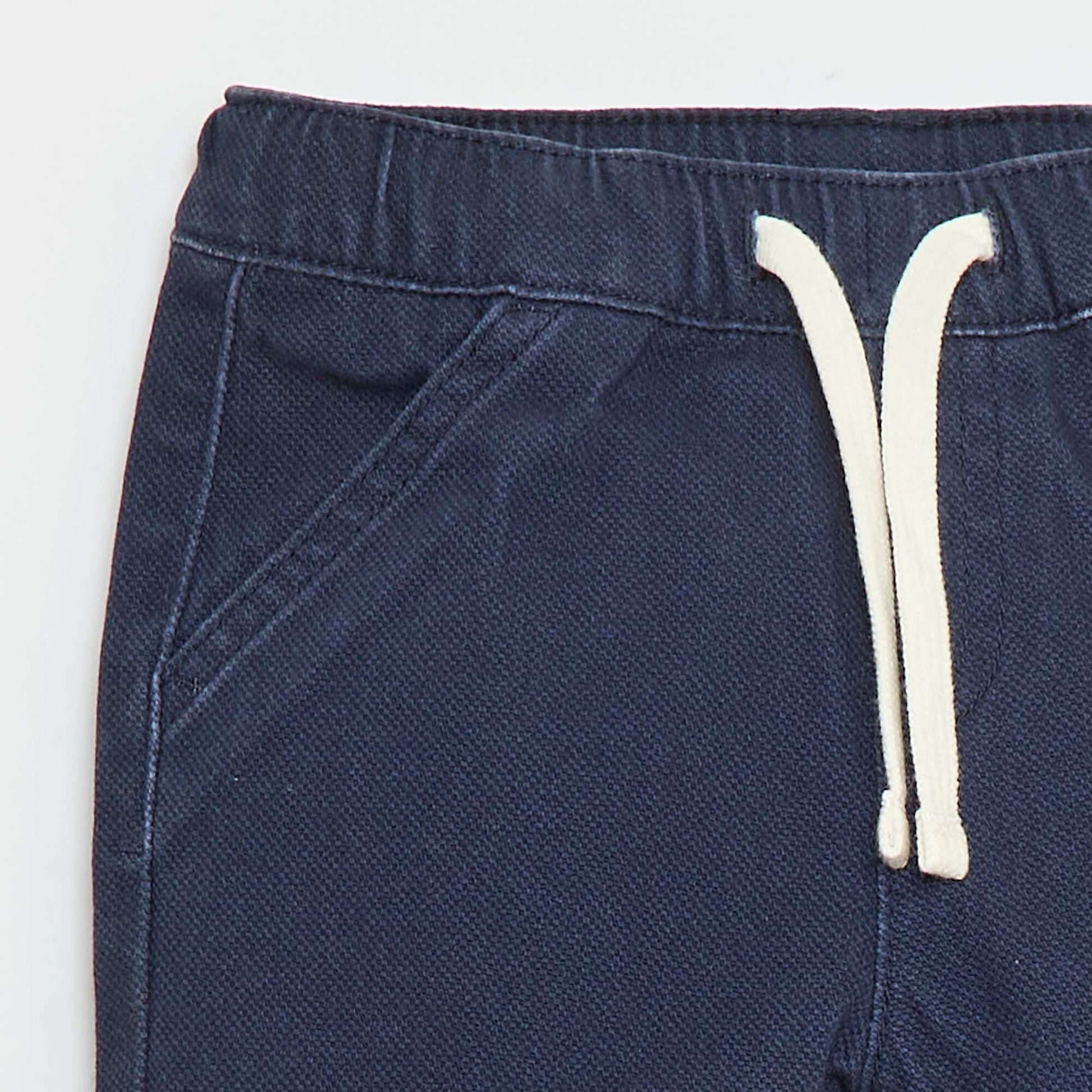 Short en dobby BLEU