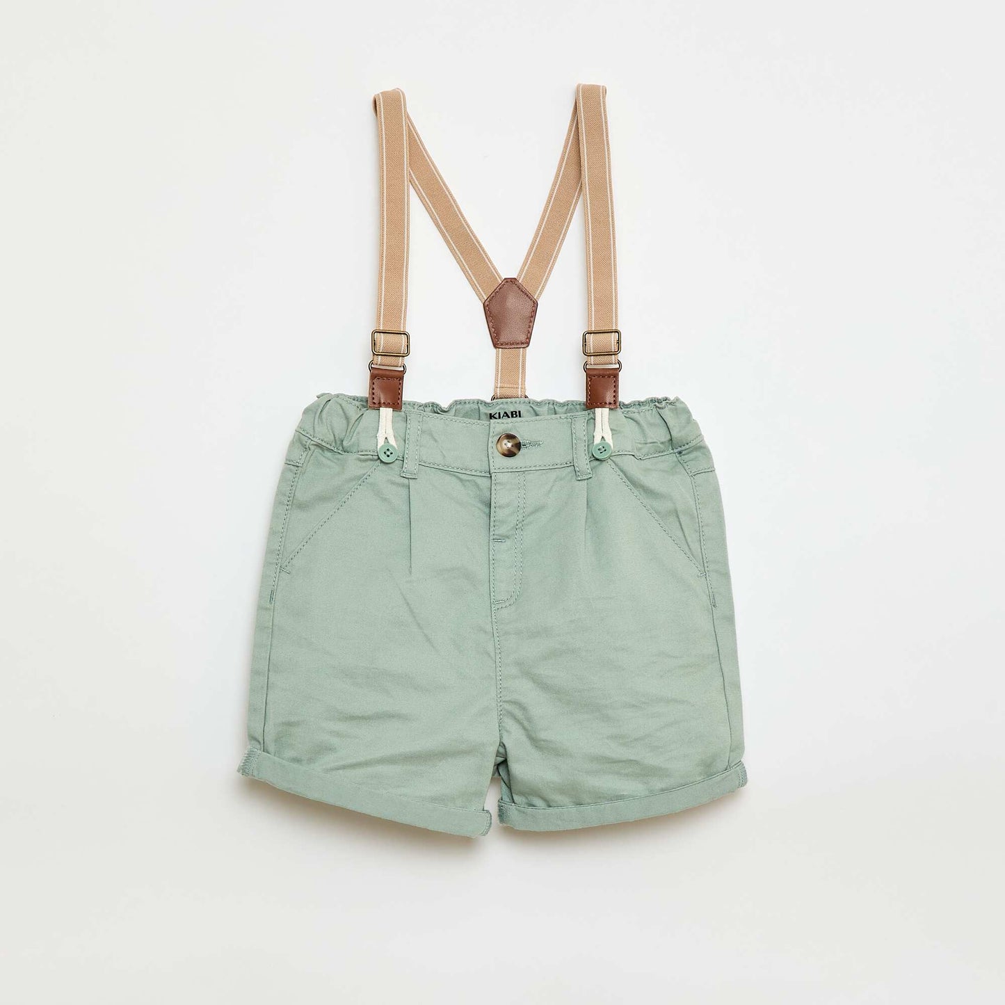 Ensemble chemise + short - 2 pièces BLANC/VERT