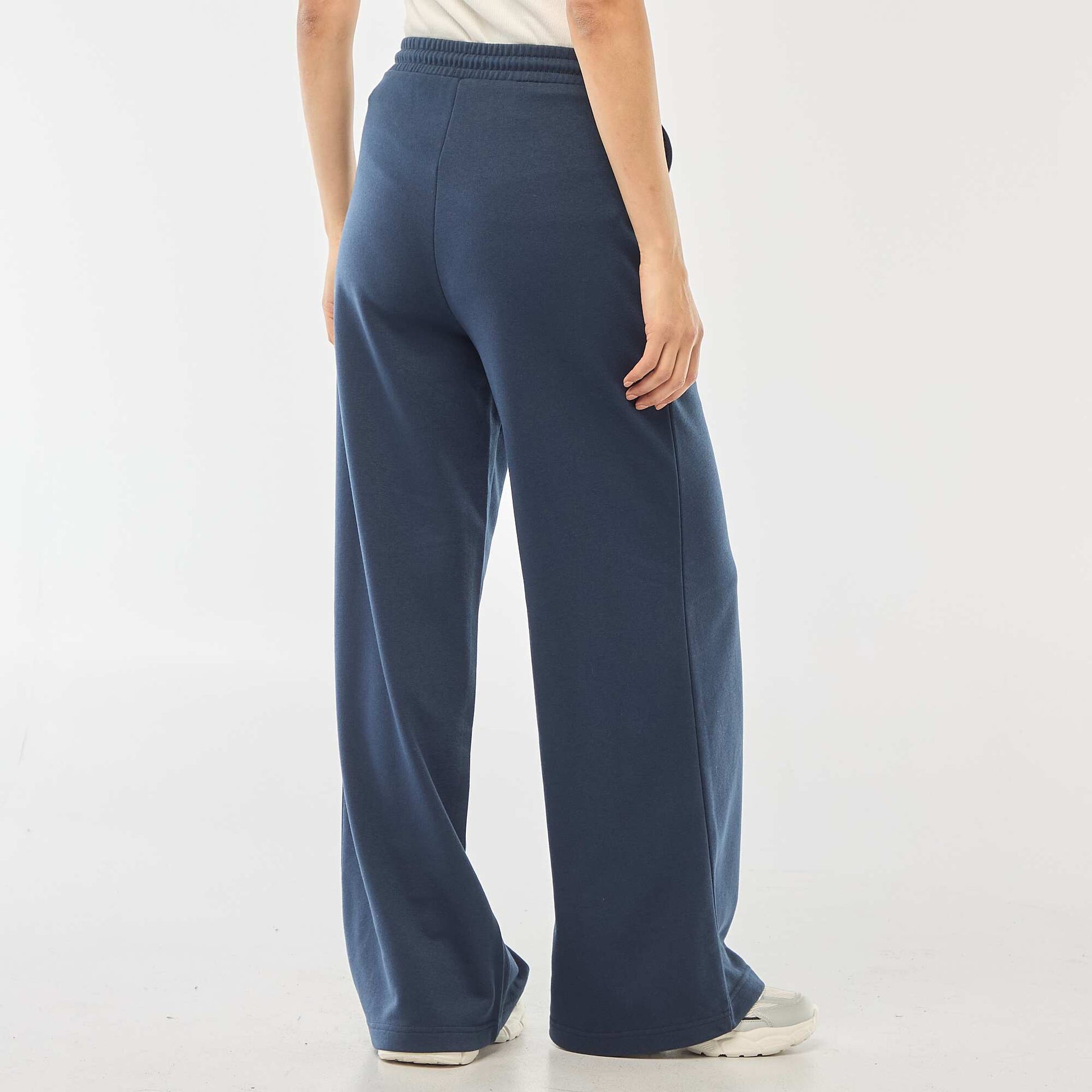 Jogging uni en coton BLEU