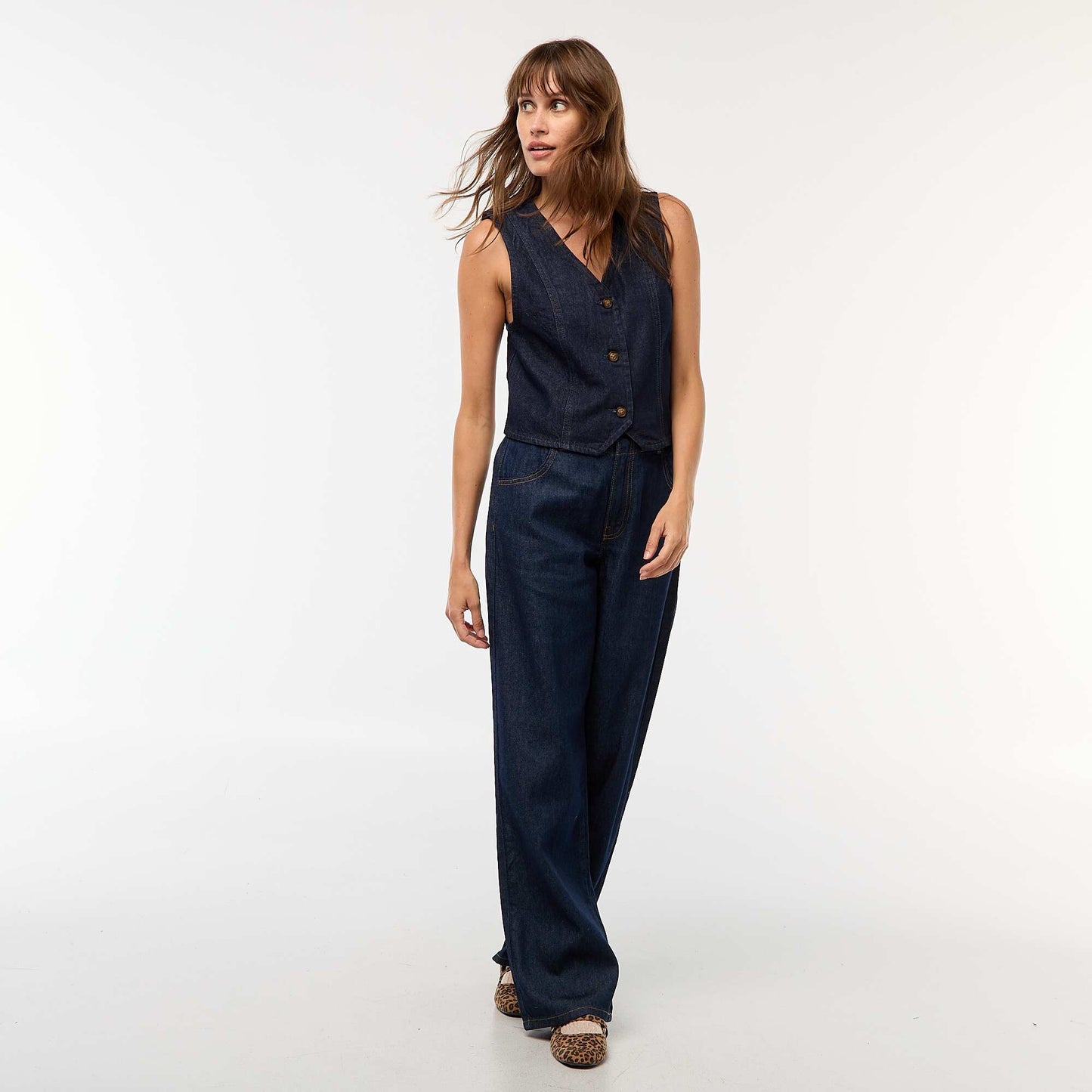 Gilet de costume en denim RINCE
