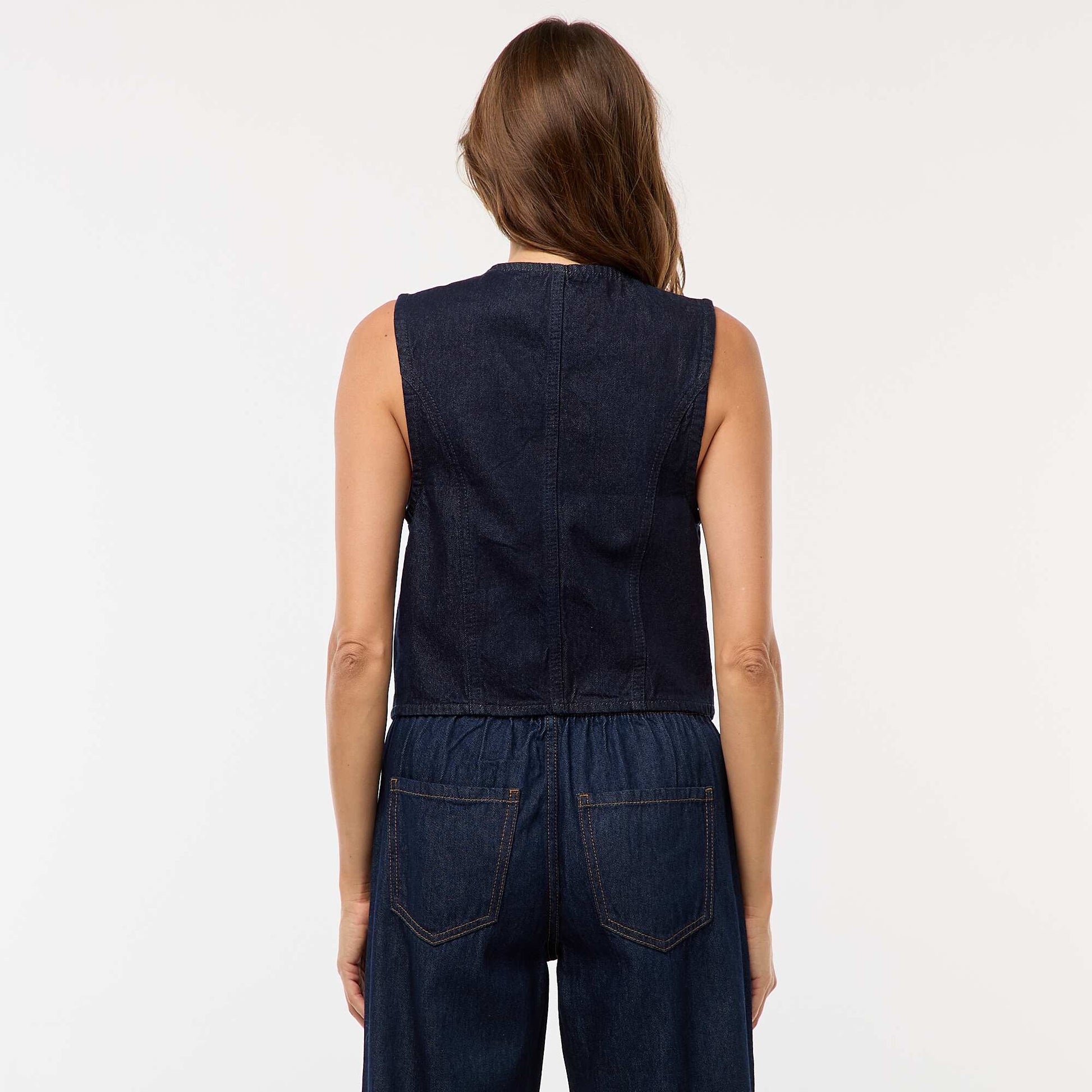 Gilet de costume en denim RINCE
