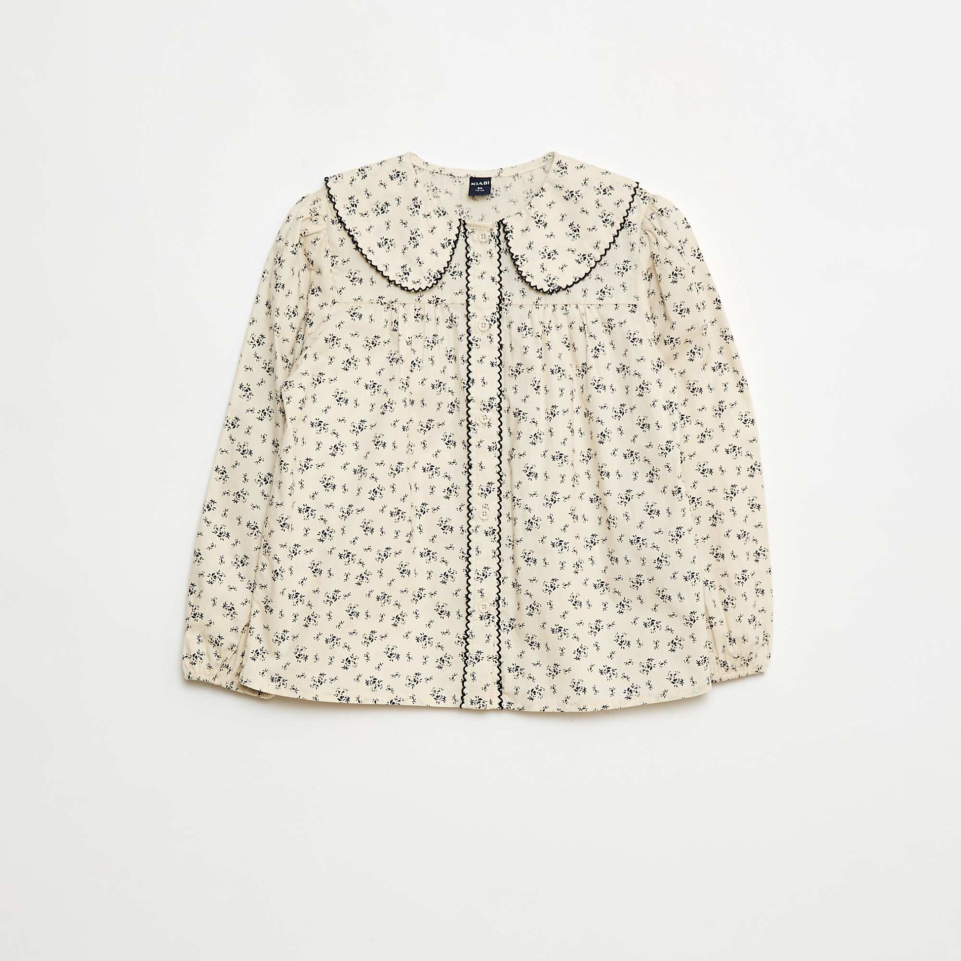 Chemise fleurie fantaisie BLANC