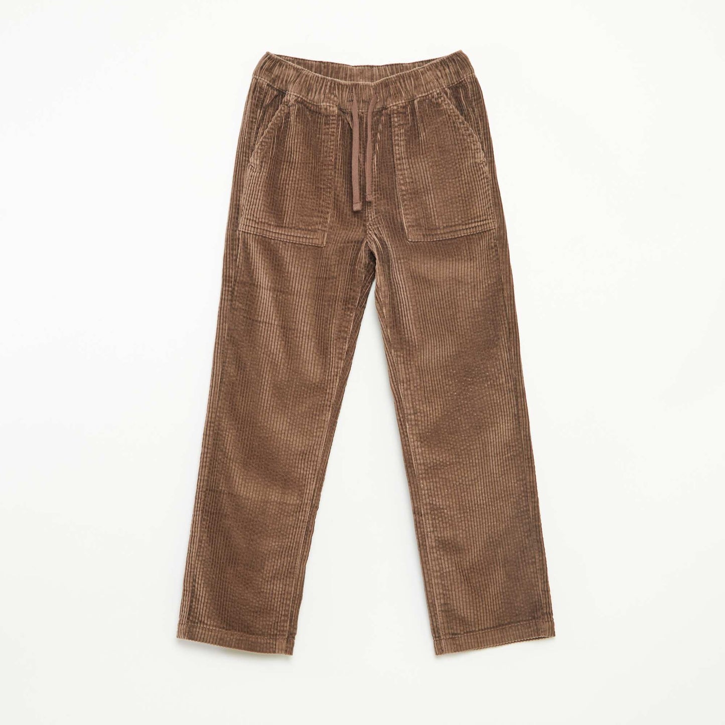 Pantalon en velours côtelé MARRON