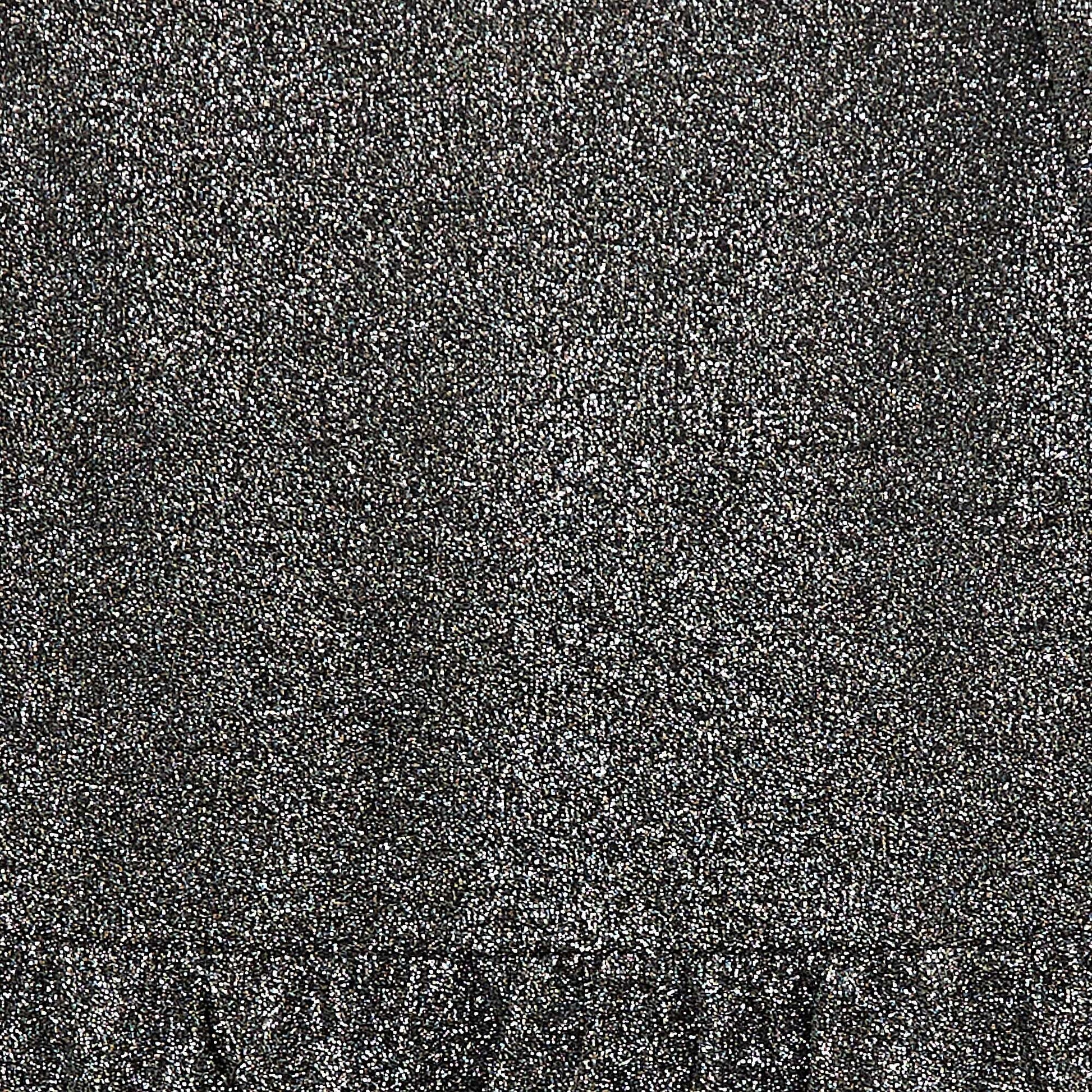 Robe à manches courtes avec paillettes all over GRIS