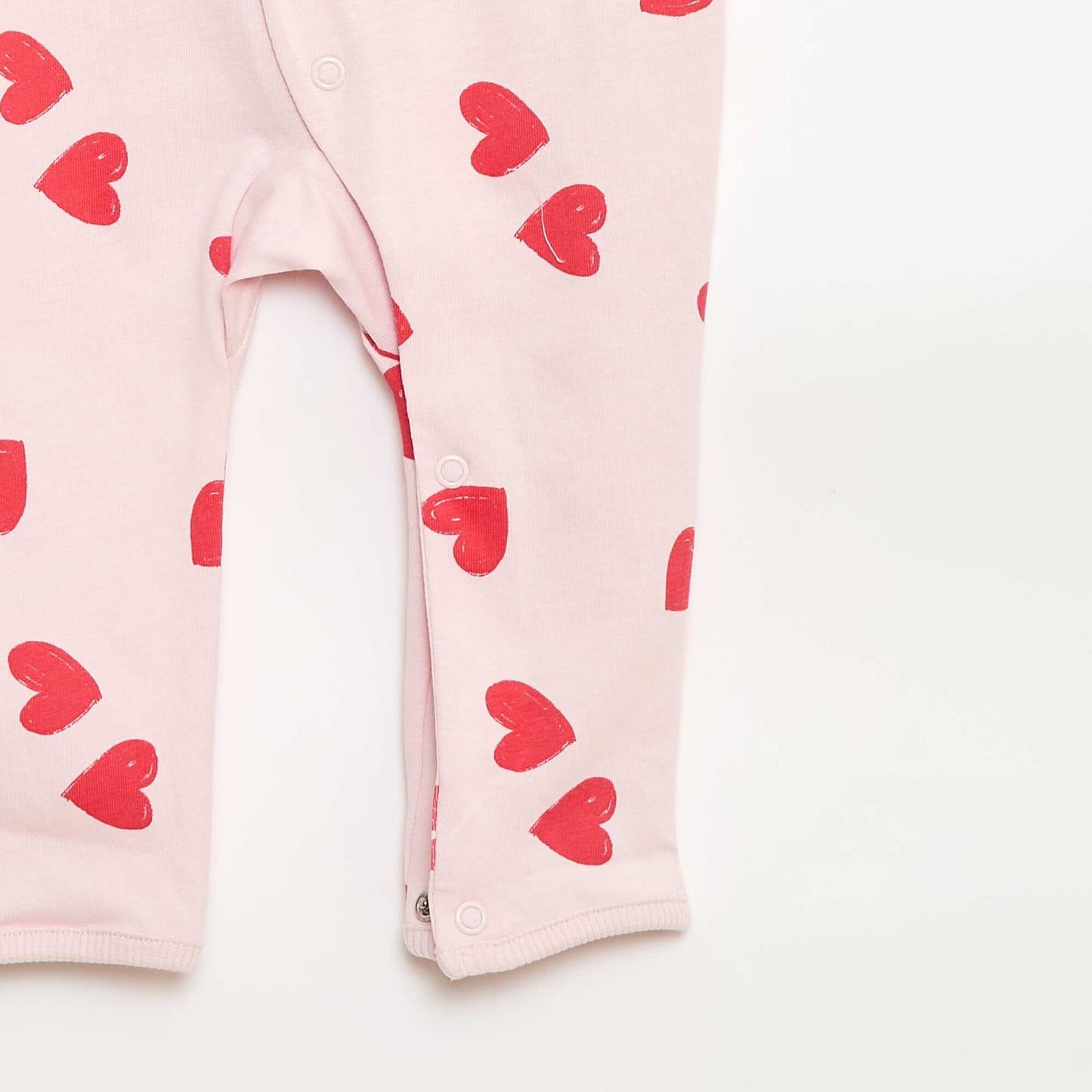 Pyjama dors bien léger avec ouverture pressionnée ROSE