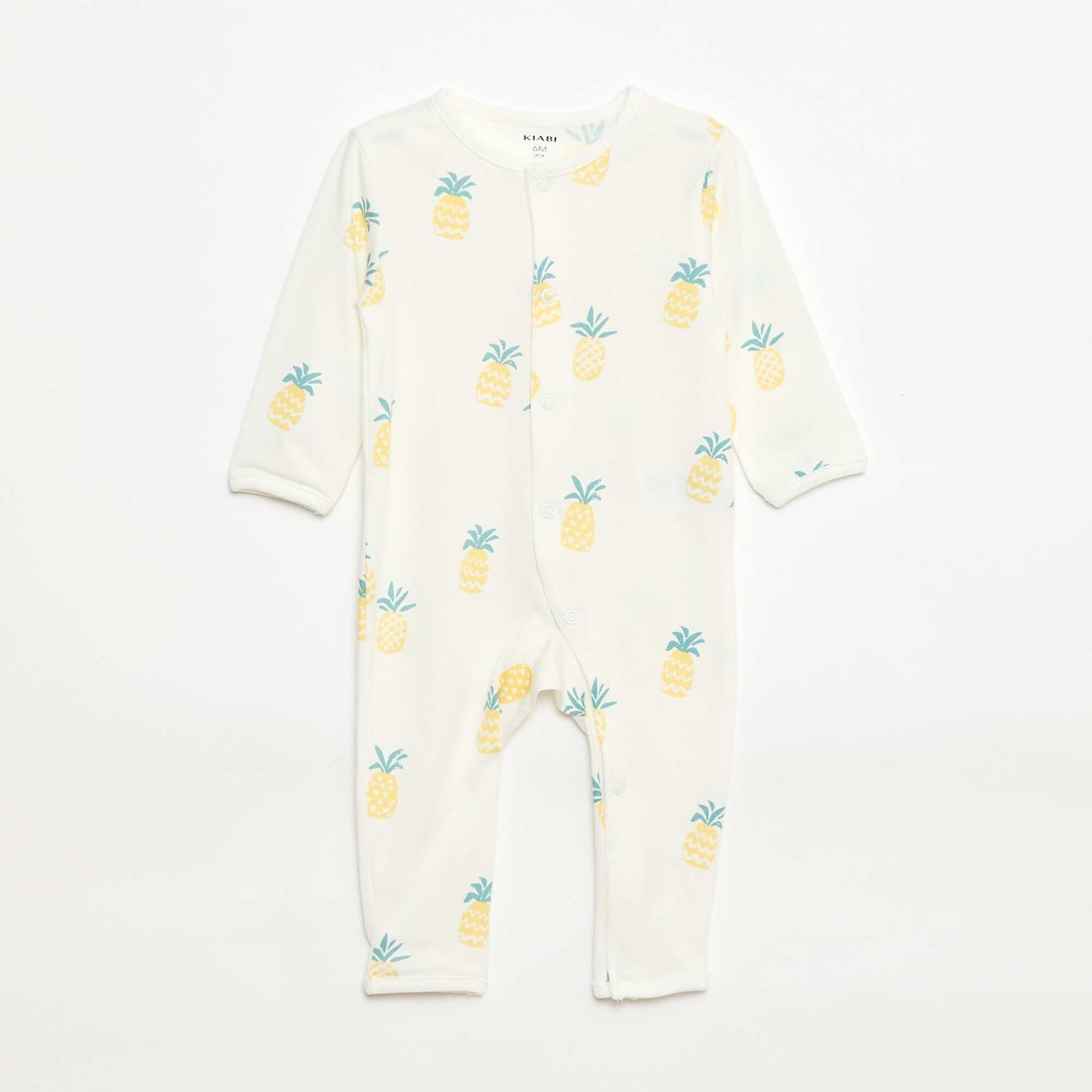 Pyjama dors bien léger avec ouverture pressionnée BEIGE