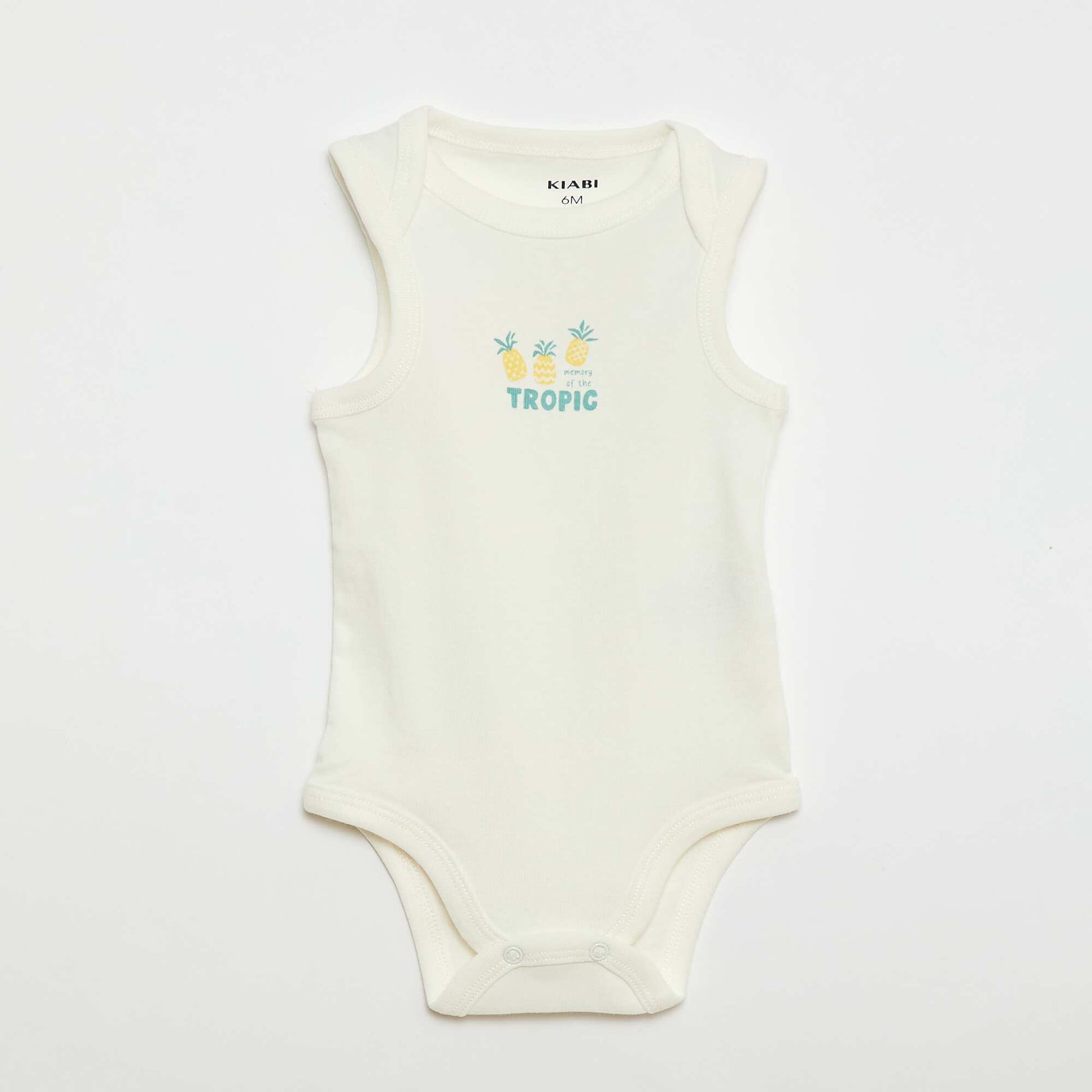Lot de 3 bodies sans manches BEIGE