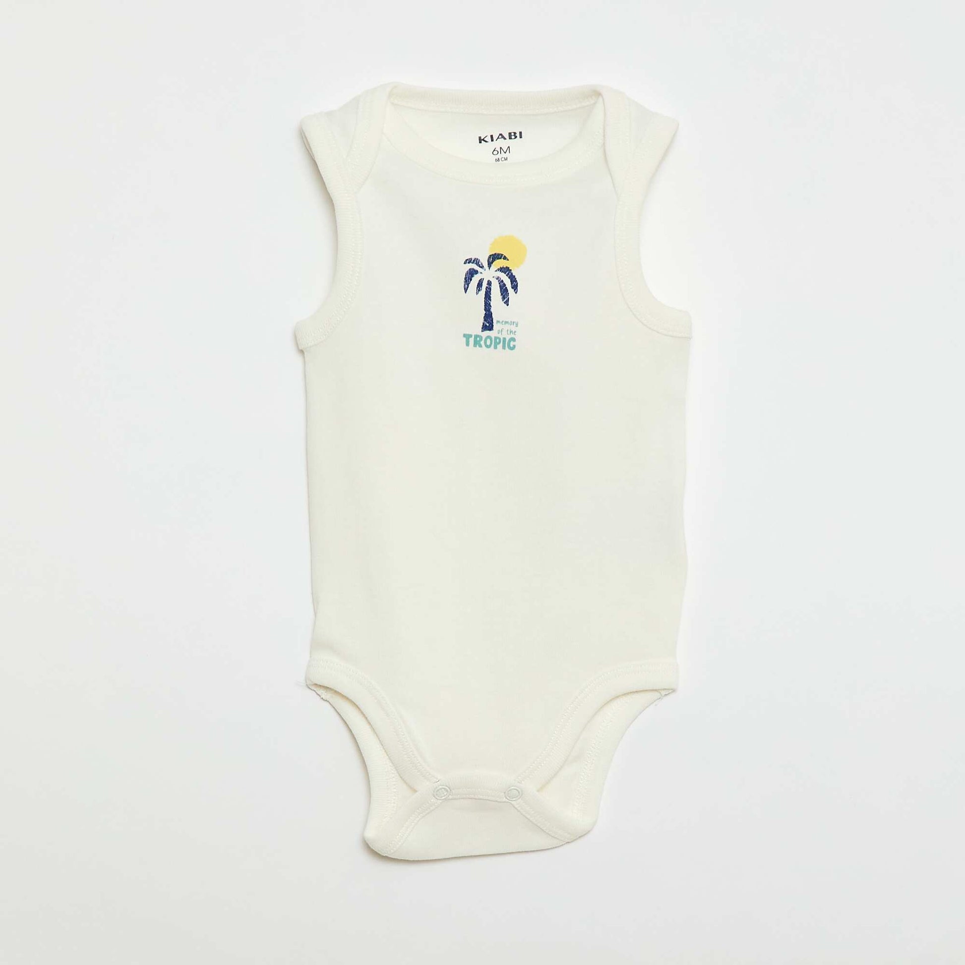 Lot de 3 bodies sans manches VERT