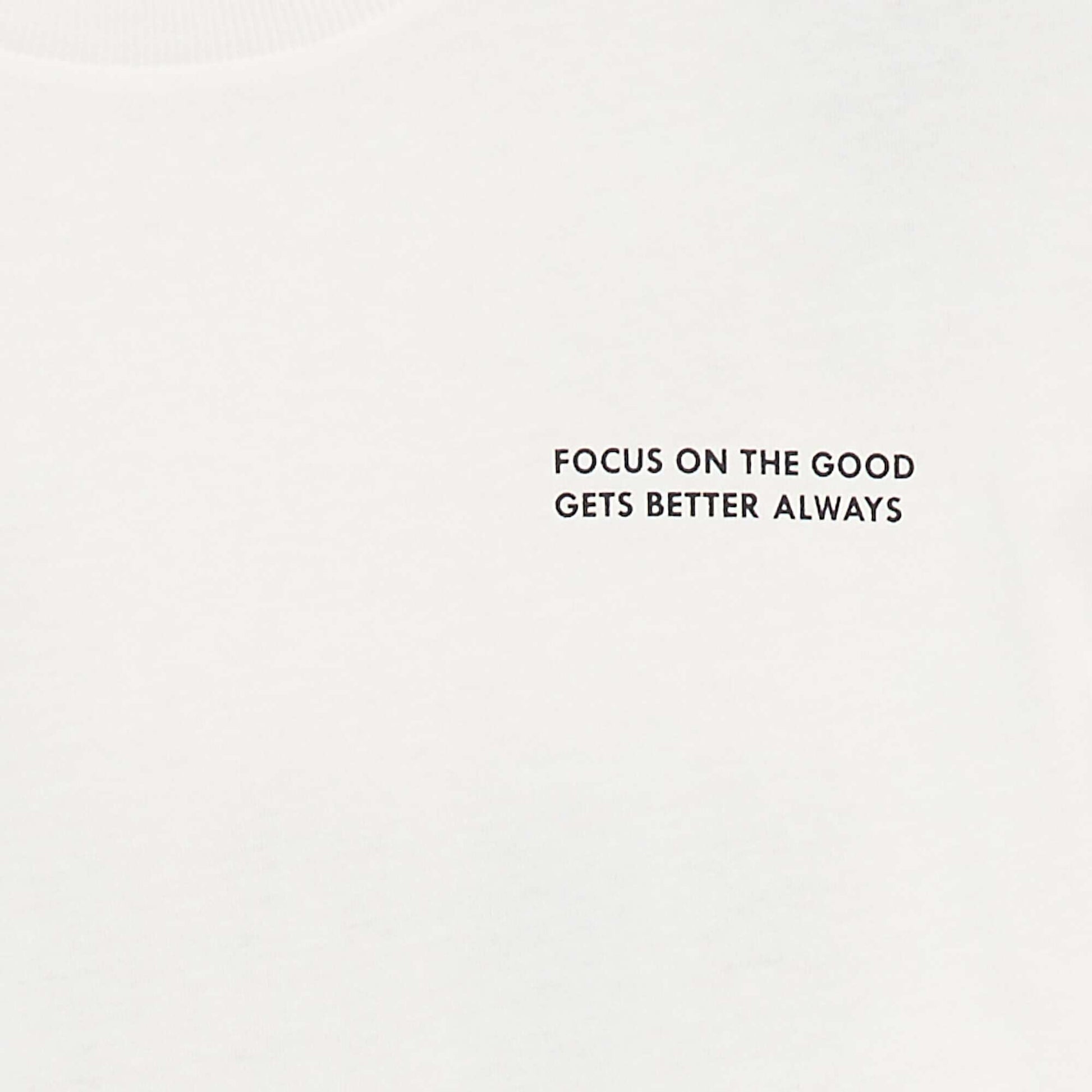 T-shirt imprimé à message BEIGE