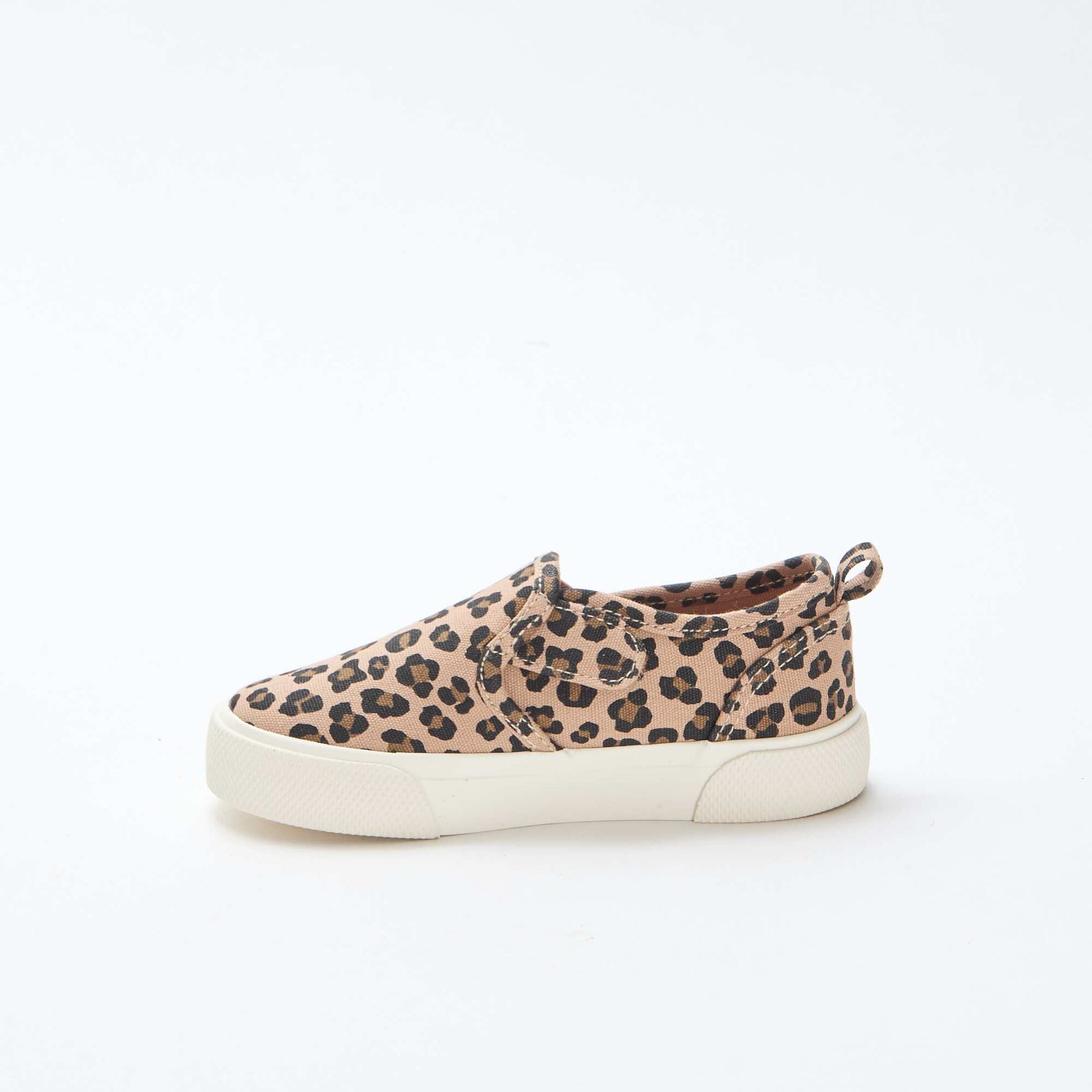 Baskets slip-on léopard MARRON