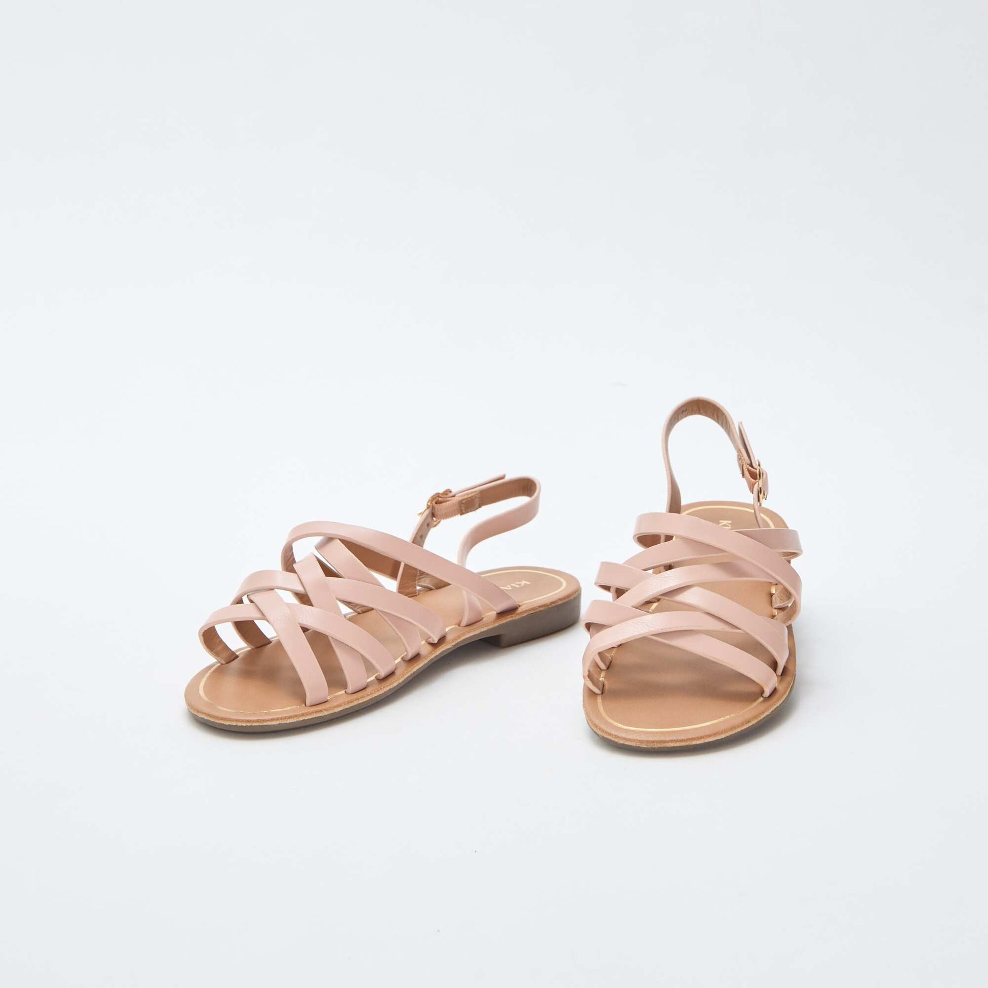 Sandales à brides avec boucles ROSE