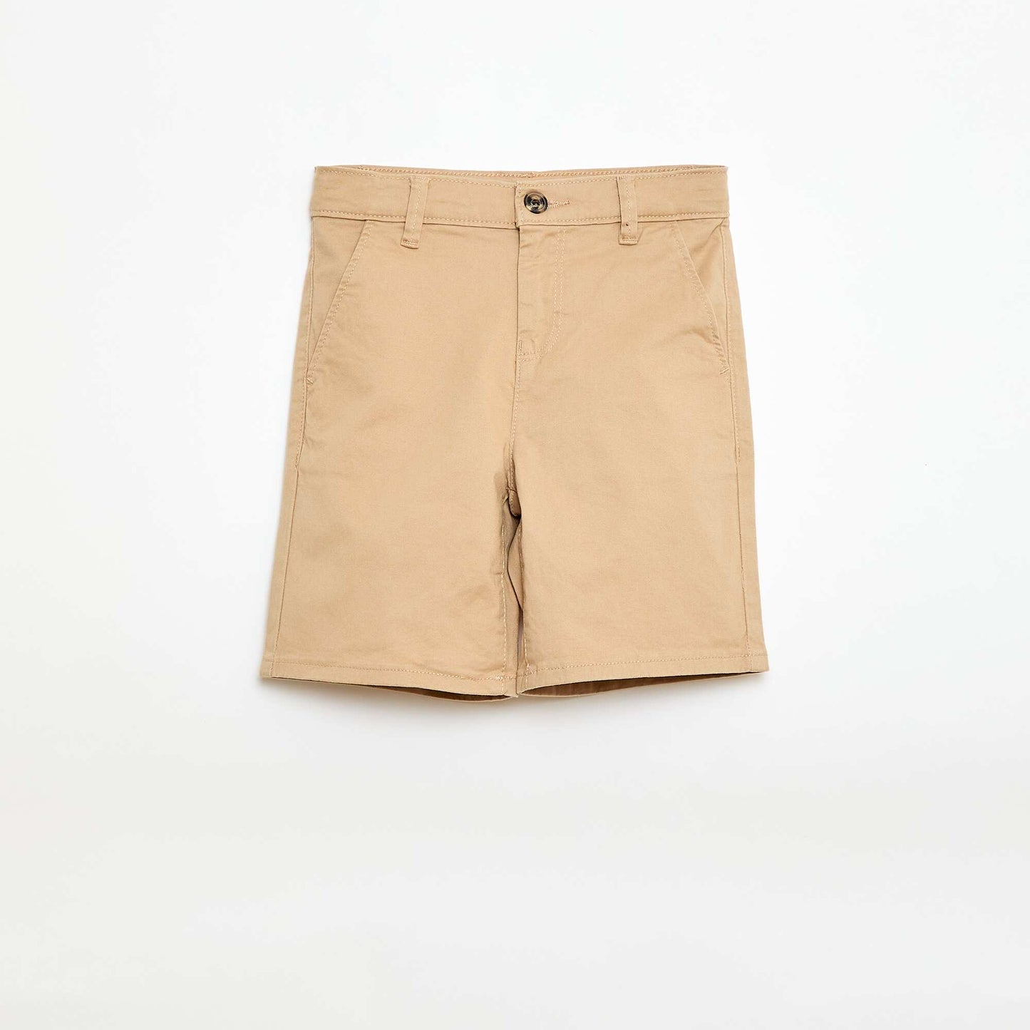 Bermuda chino en twill BEIGE