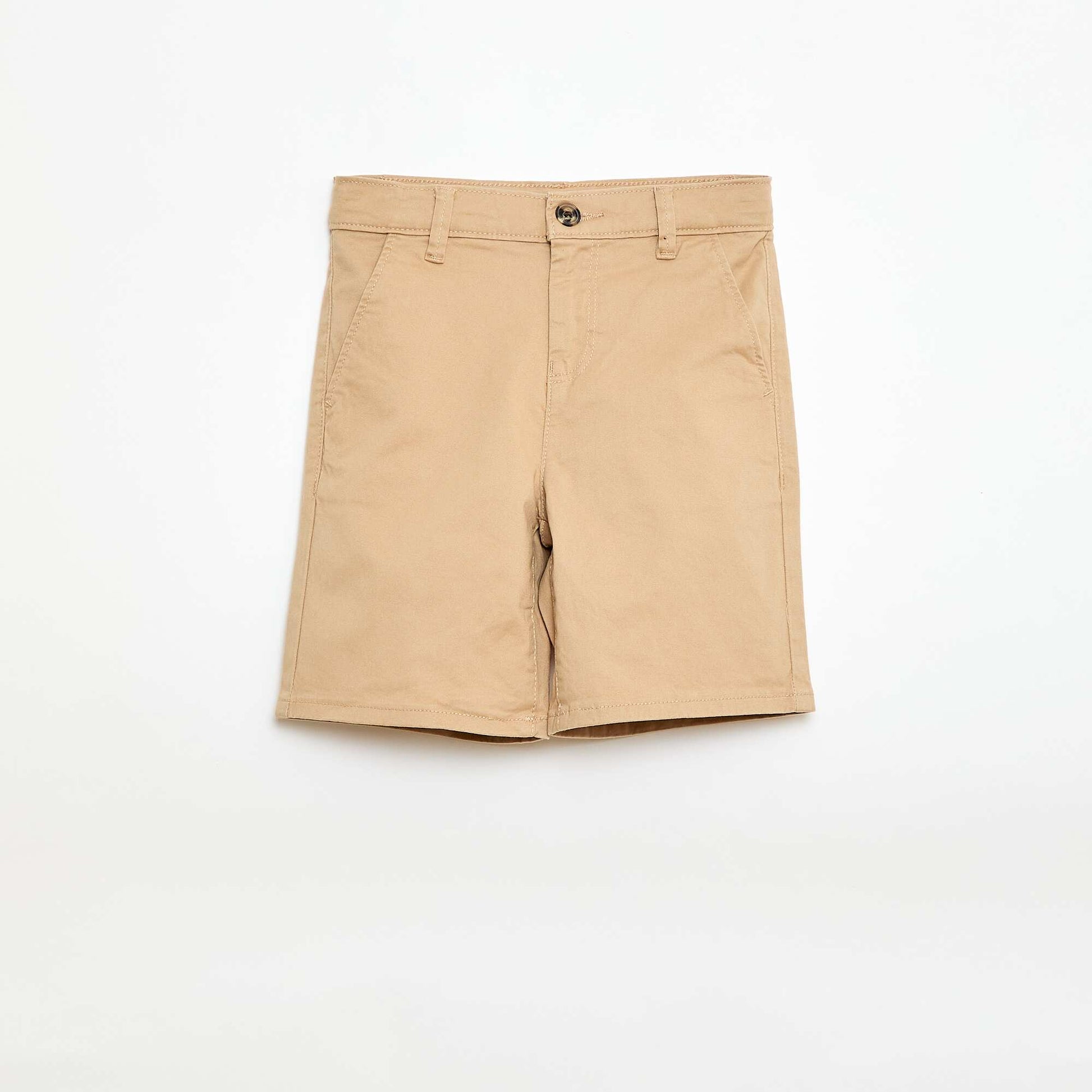 Bermuda chino en twill BEIGE