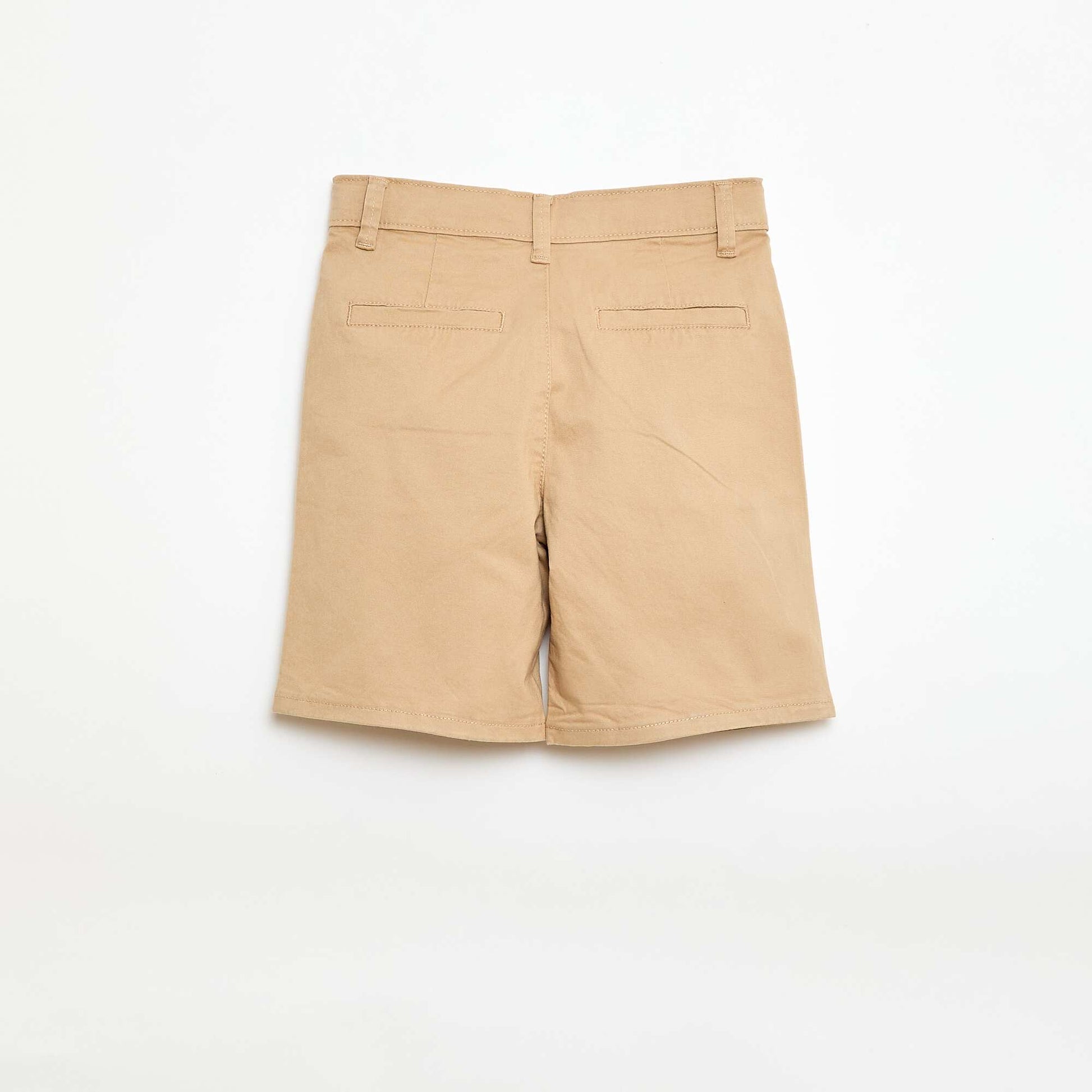 Bermuda chino en twill BEIGE