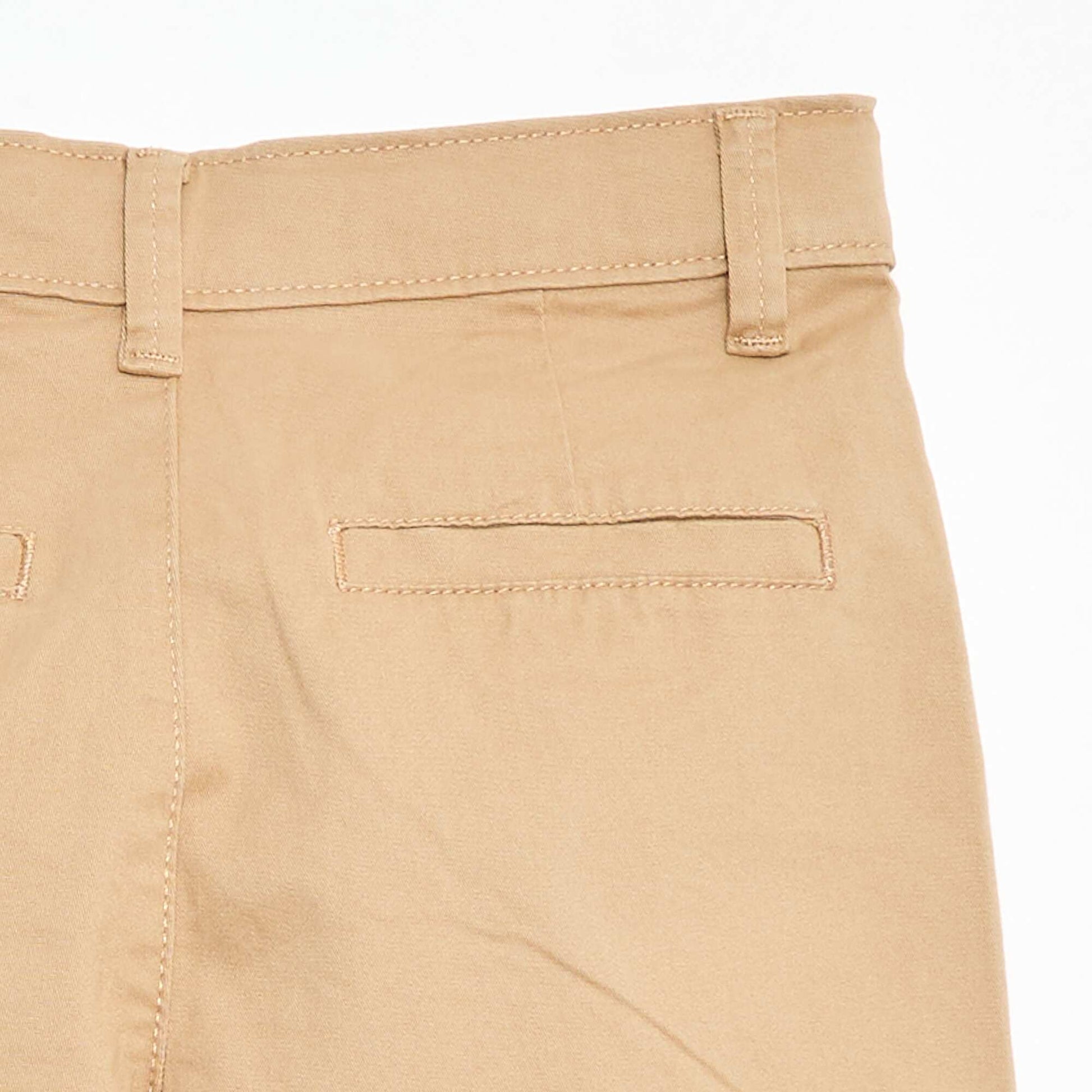 Bermuda chino en twill BEIGE