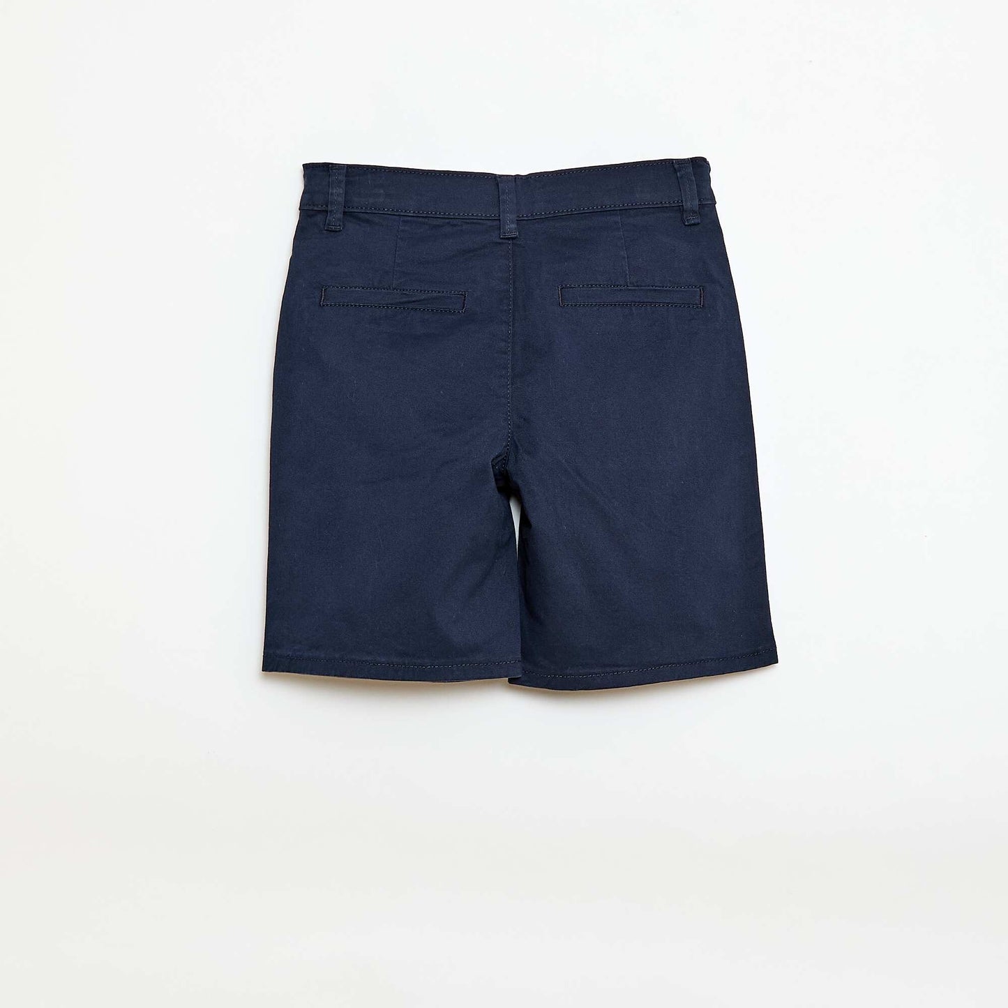 Bermuda chino en twill BLEU MARINE